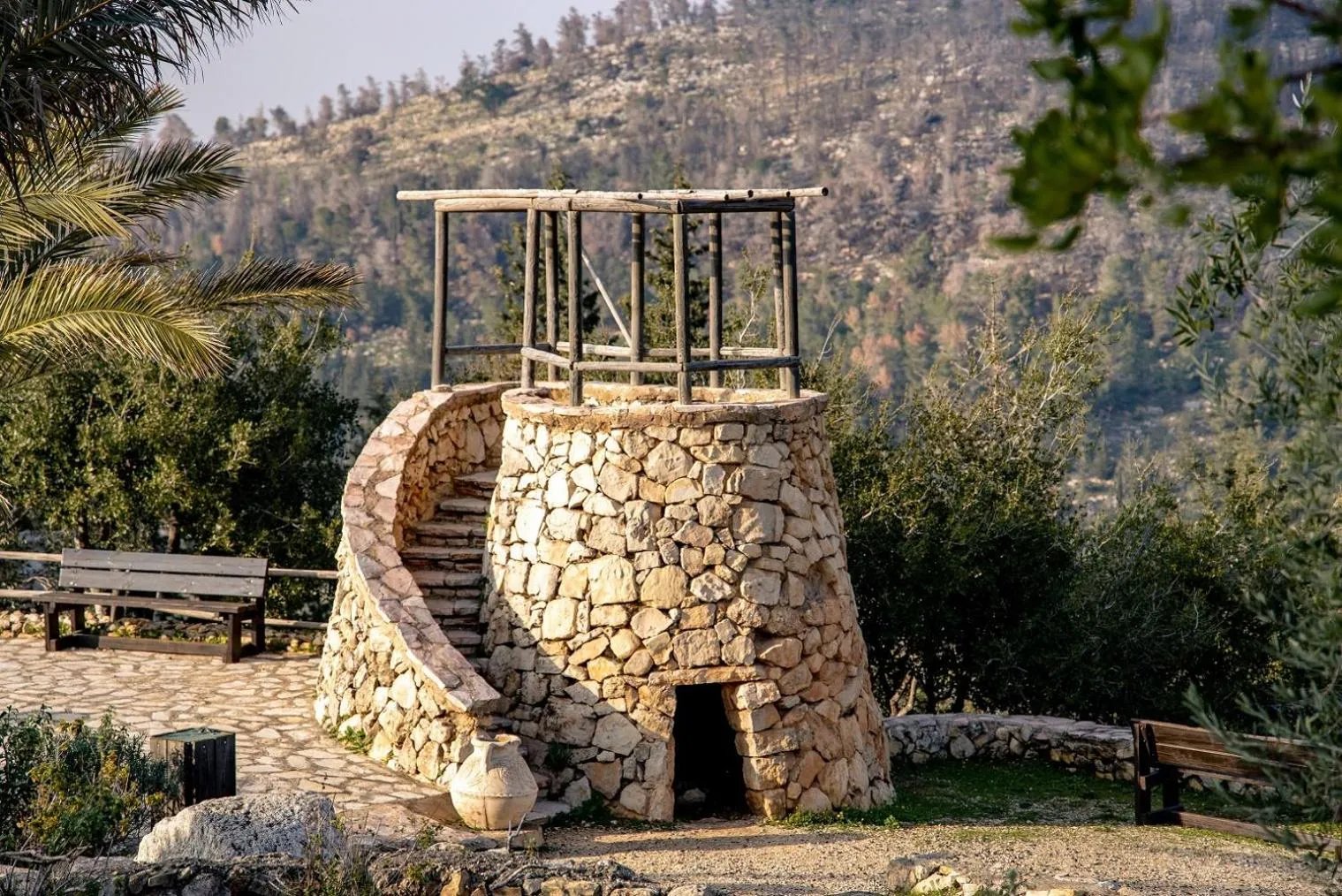 View (from property/room) in Logos hotel in Yad Hashmona