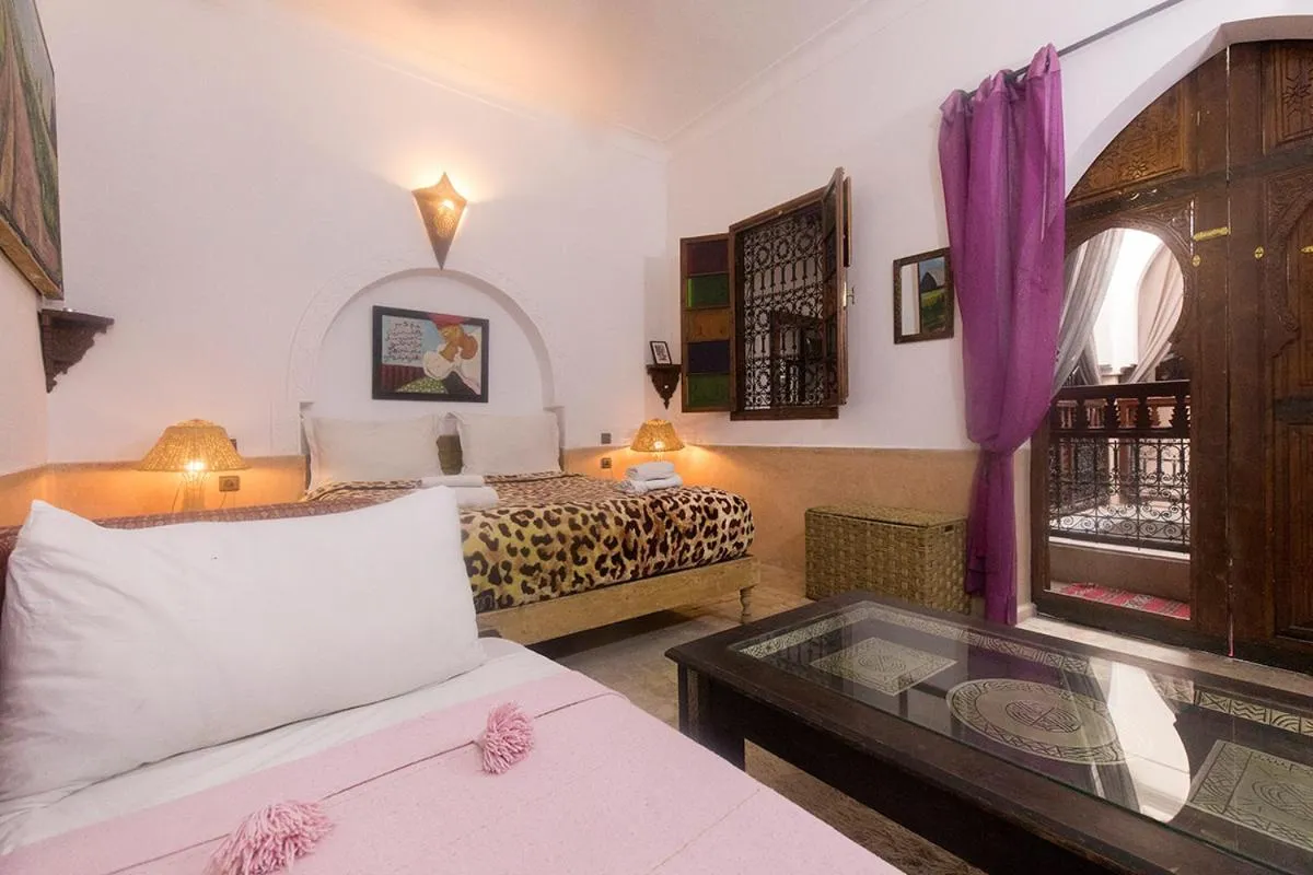 Bed in Riad Wardate Rita