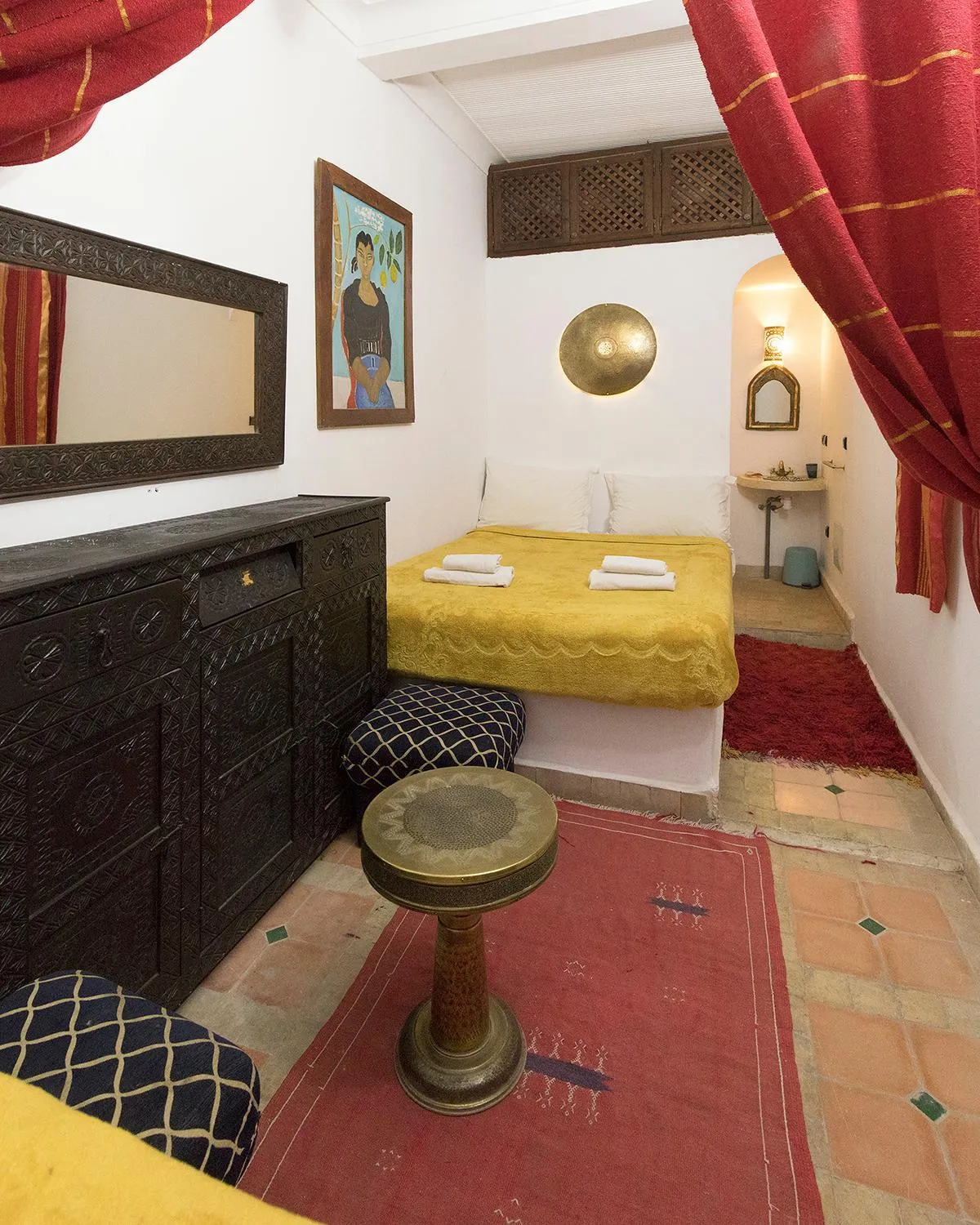 Bed in Riad Wardate Rita