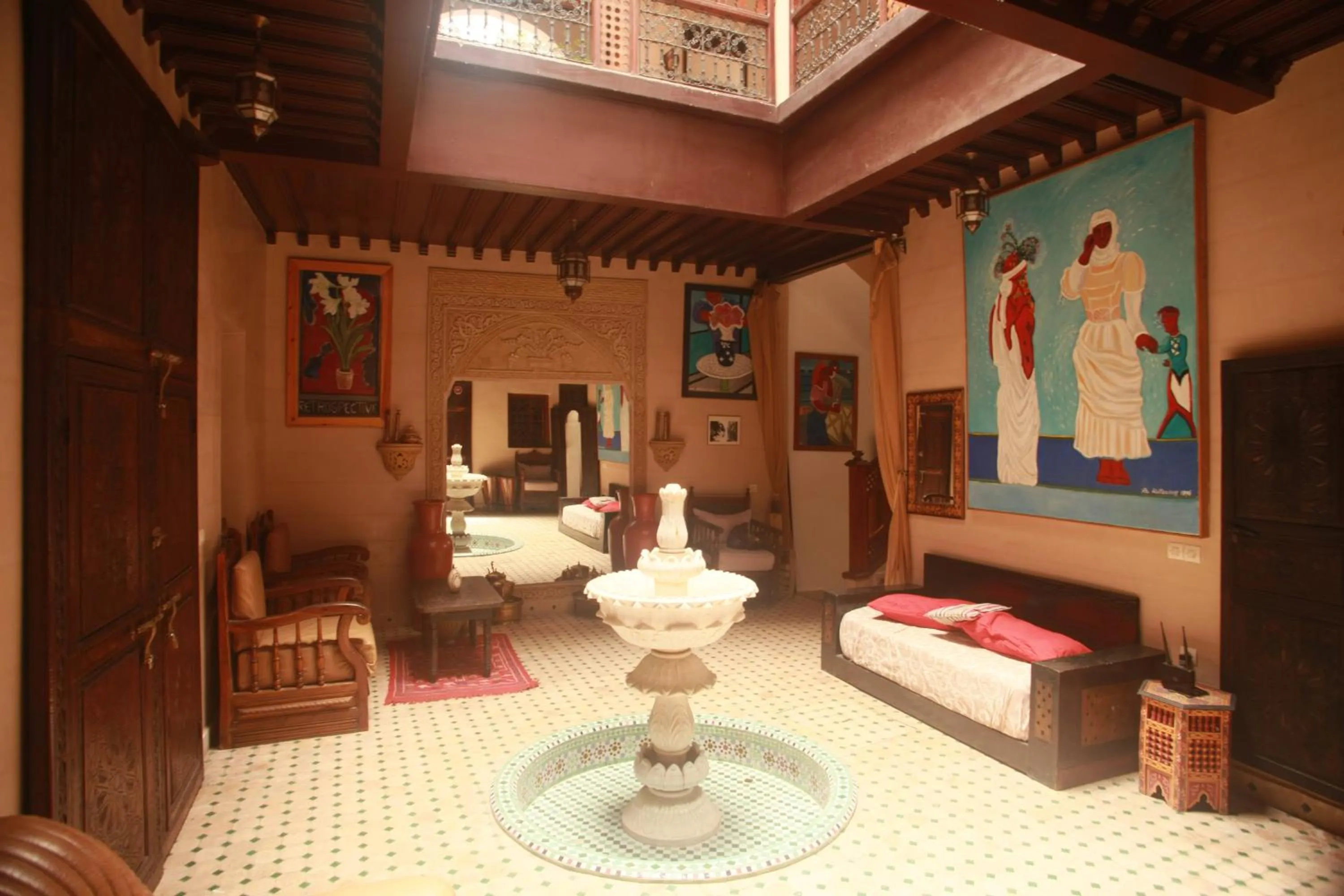 Decorative detail in Riad Wardate Rita