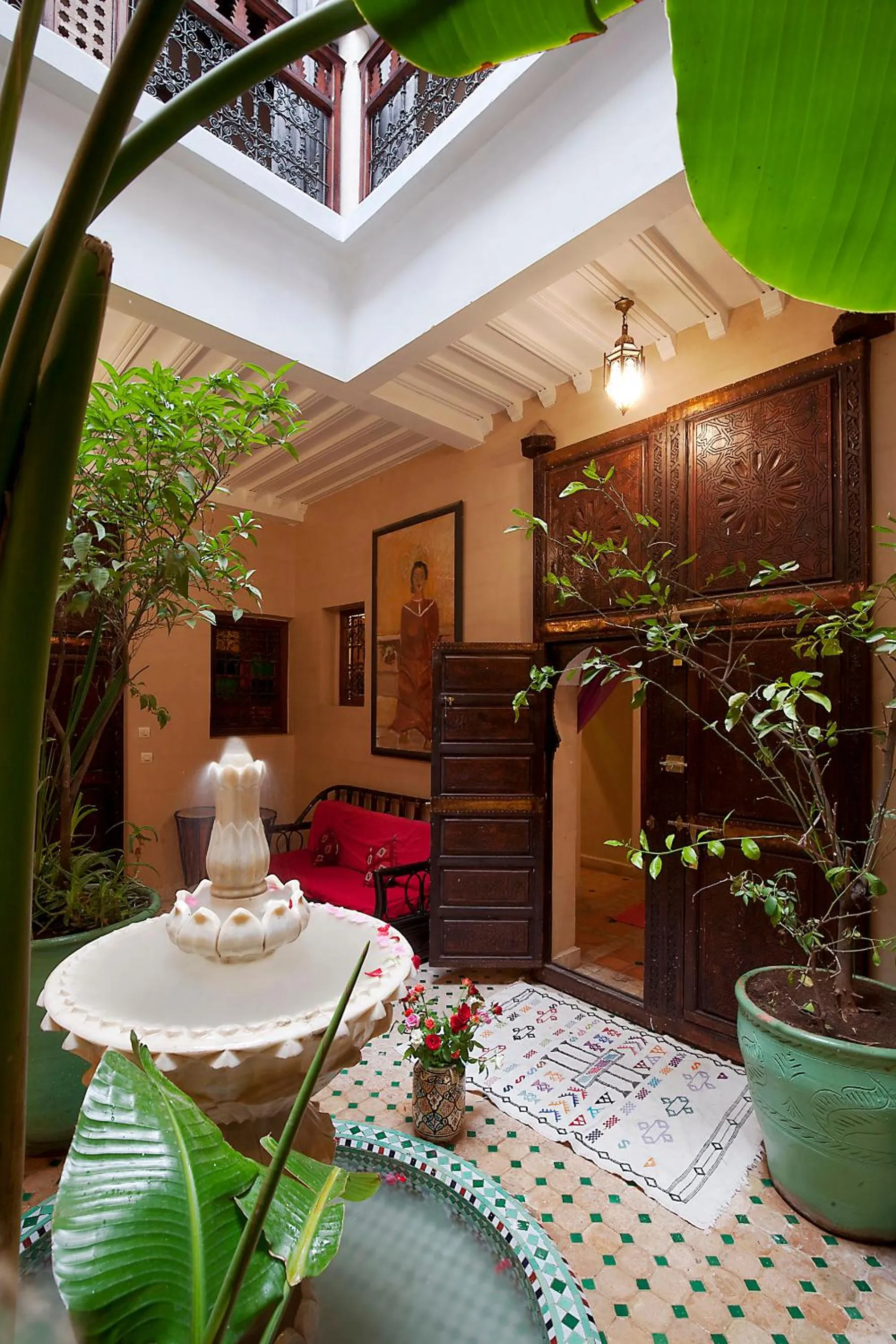 Decorative detail in Riad Wardate Rita