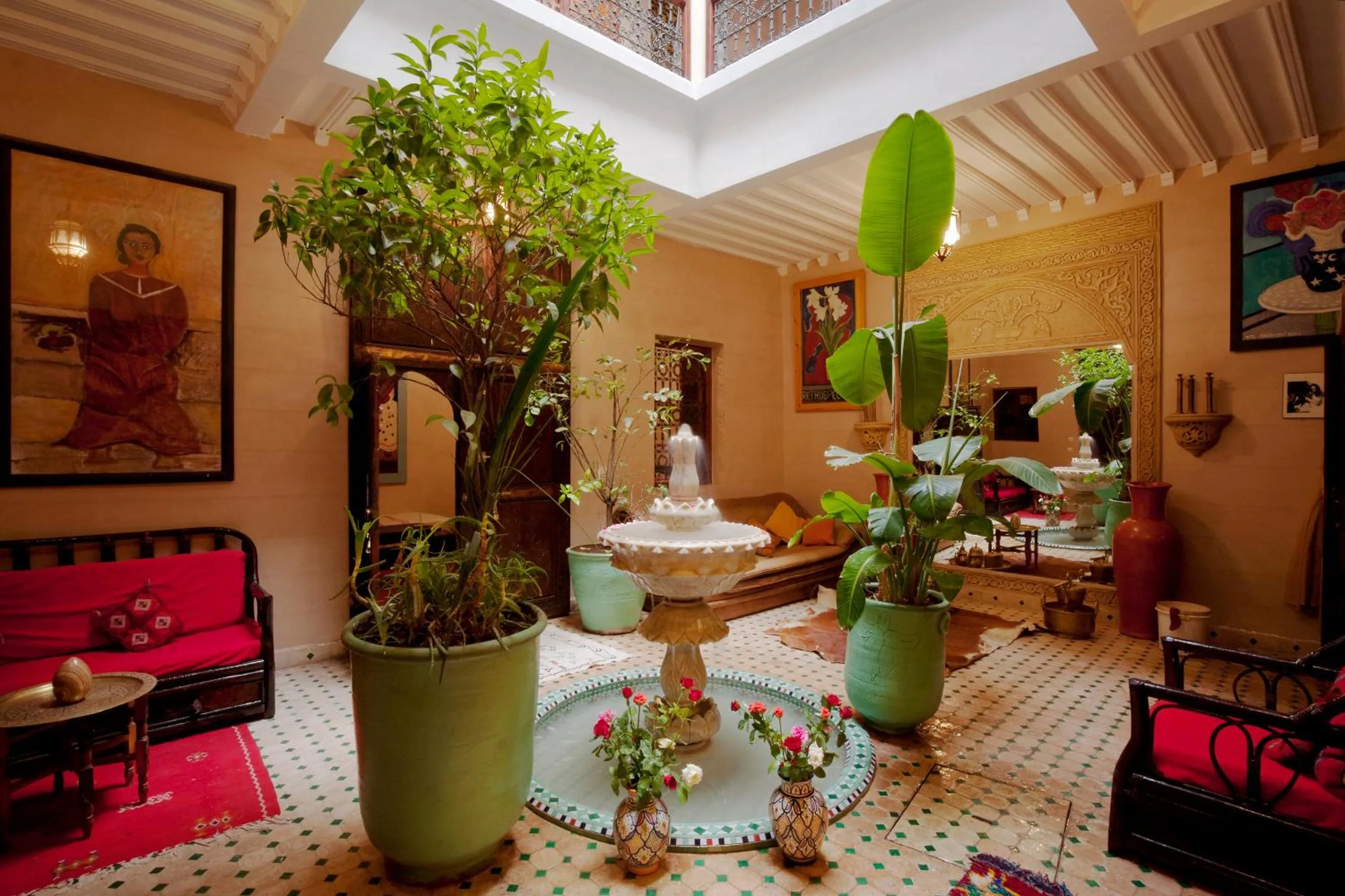 Decorative detail in Riad Wardate Rita