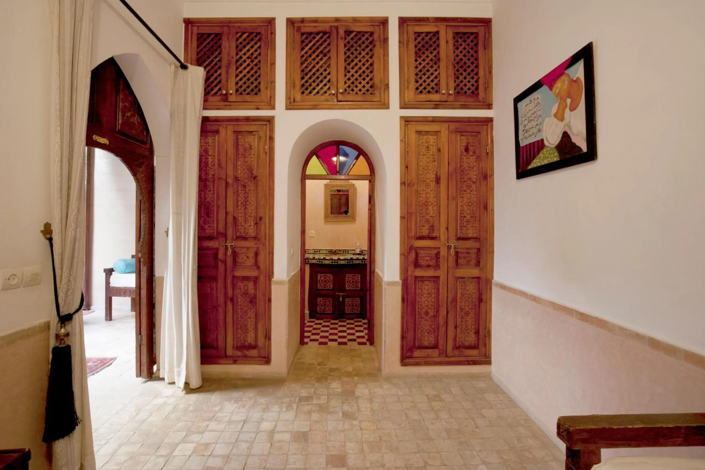 Bed in Riad Wardate Rita