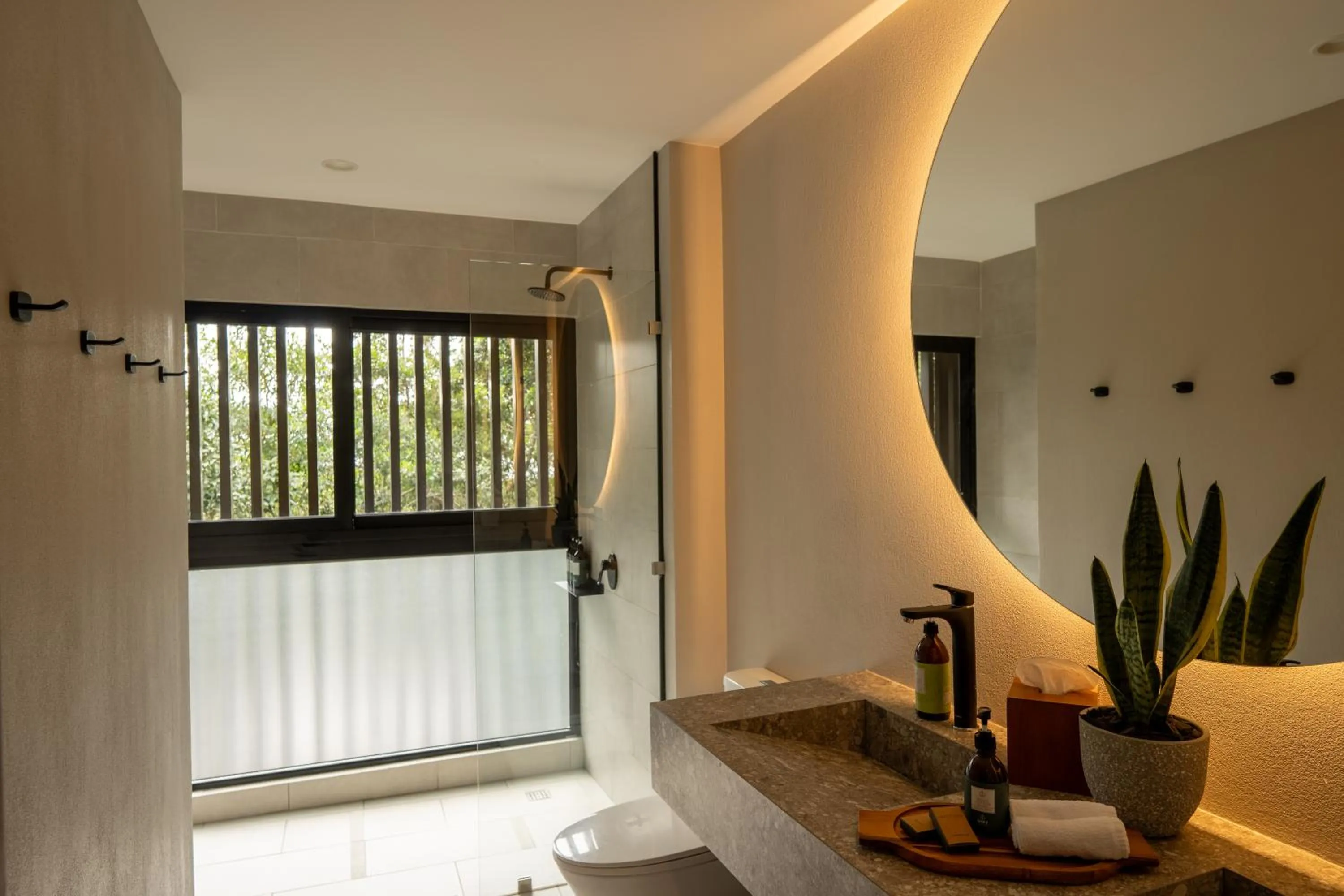 Bathroom, Bed in Koora Monteverde a Cloud Forest Hotel by Sandglass