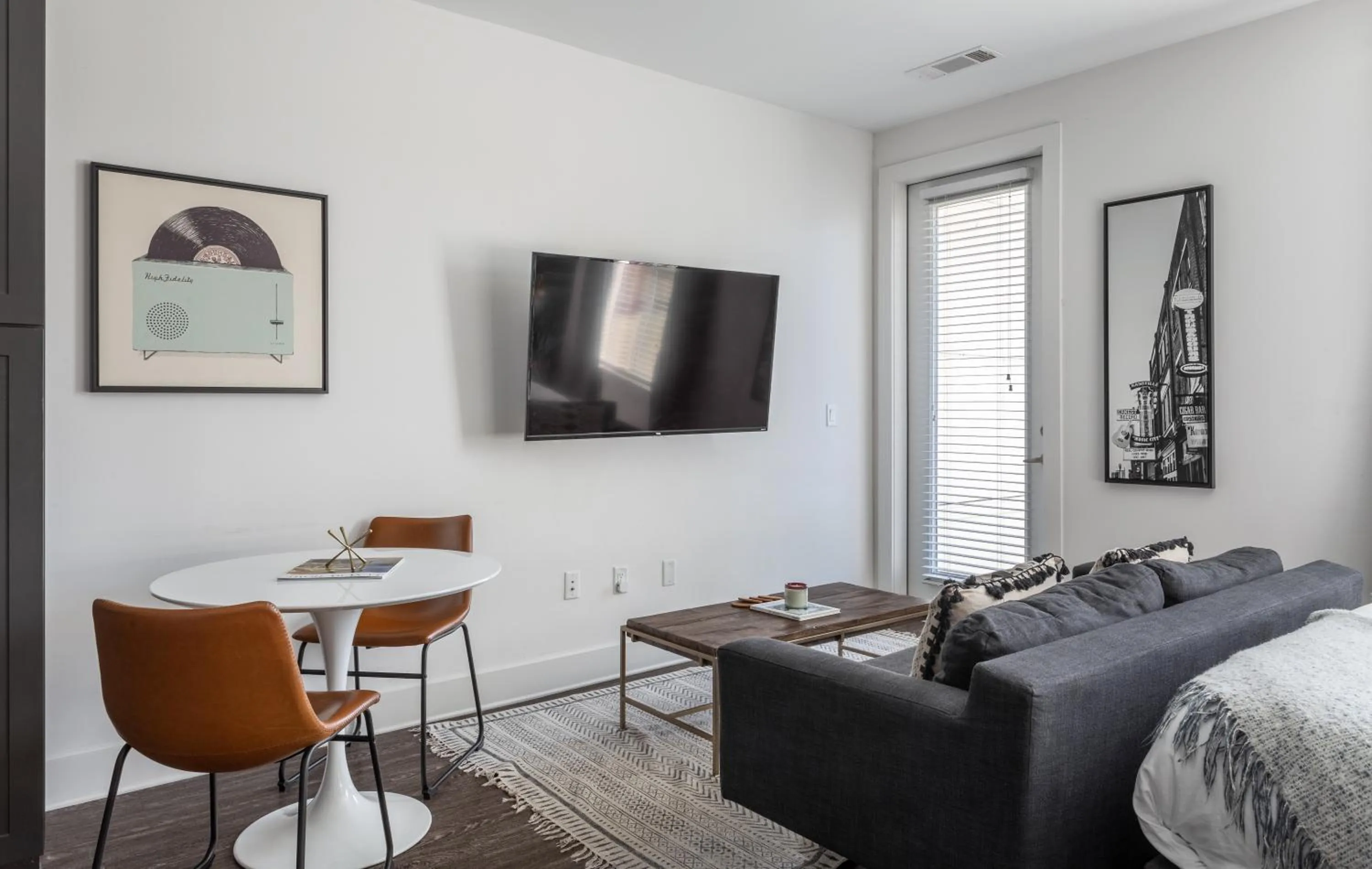 Living room in Mint House Nashville - Music Row