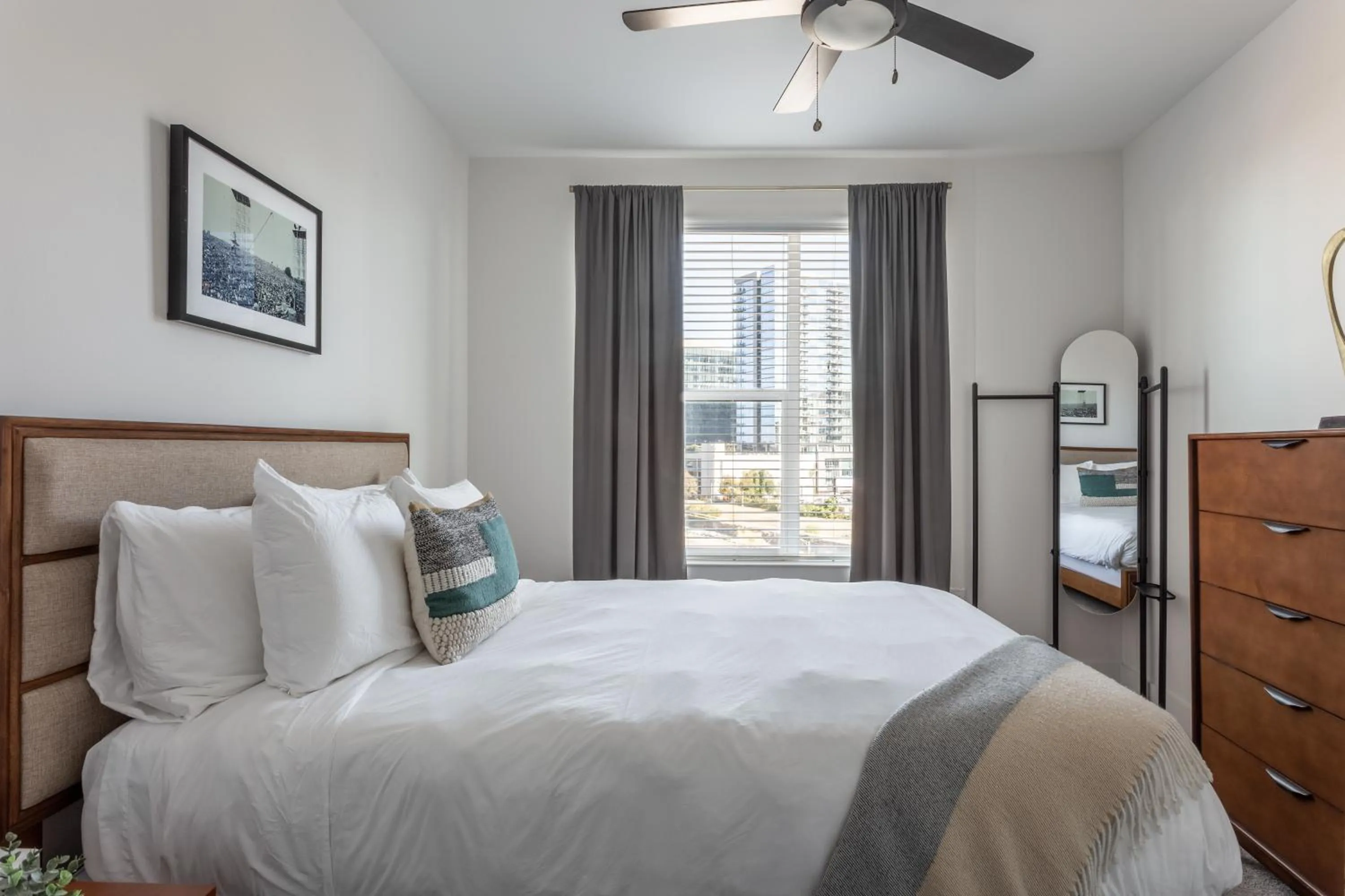 Bedroom, Bed in Mint House Nashville - Music Row