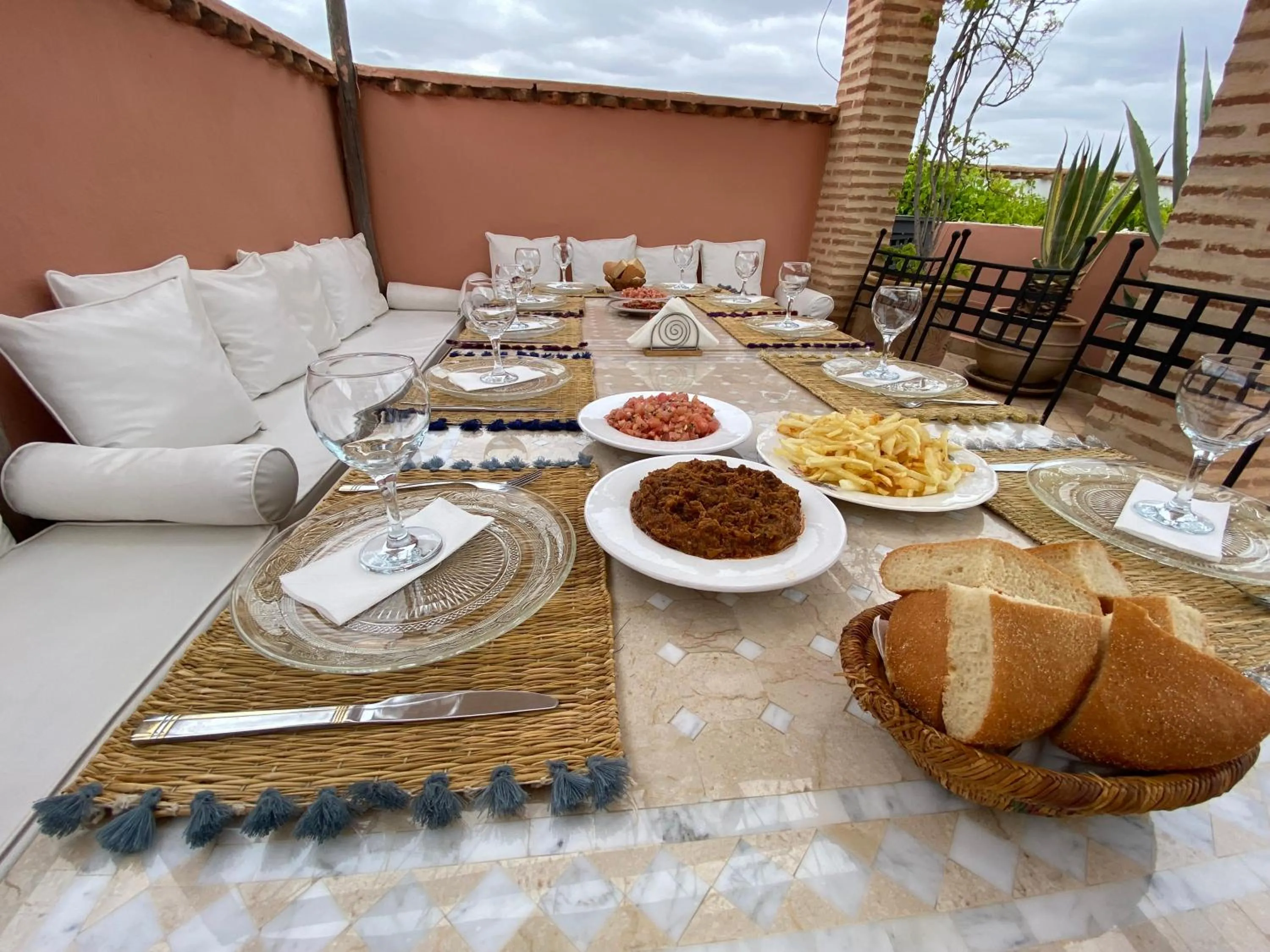 Balcony/Terrace in Riad Magellan Yoga and Spa