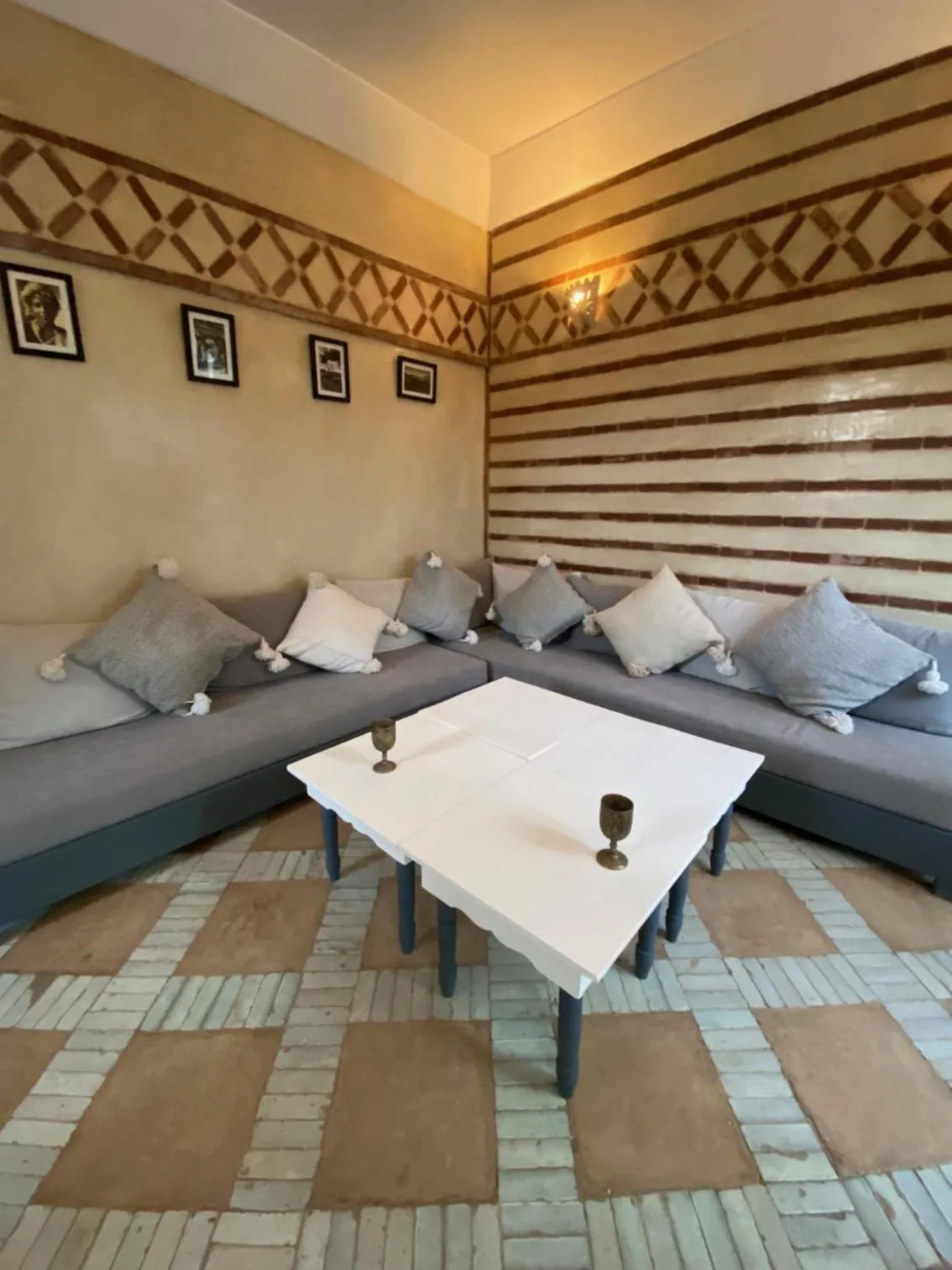 Living room in Riad Magellan Yoga and Spa