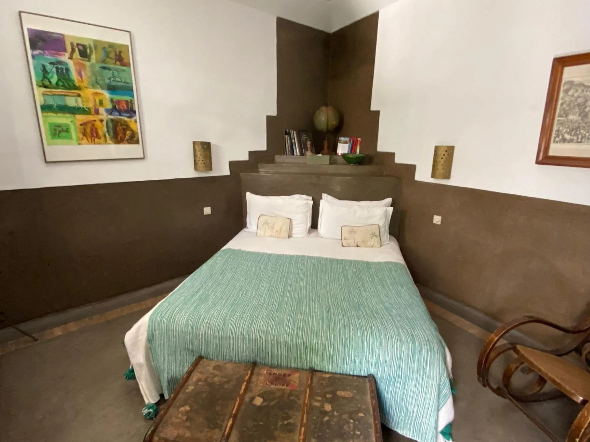 Bed in Riad Magellan Yoga and Spa