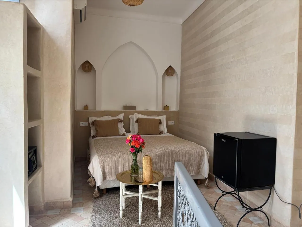 Bed in Riad Magellan Yoga and Spa