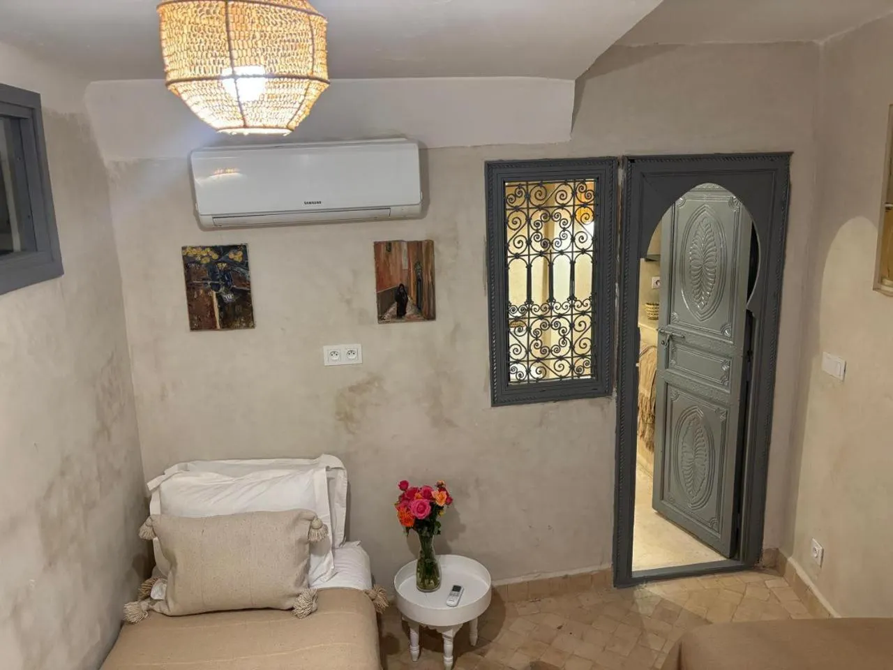Seating area in Riad Magellan Yoga and Spa