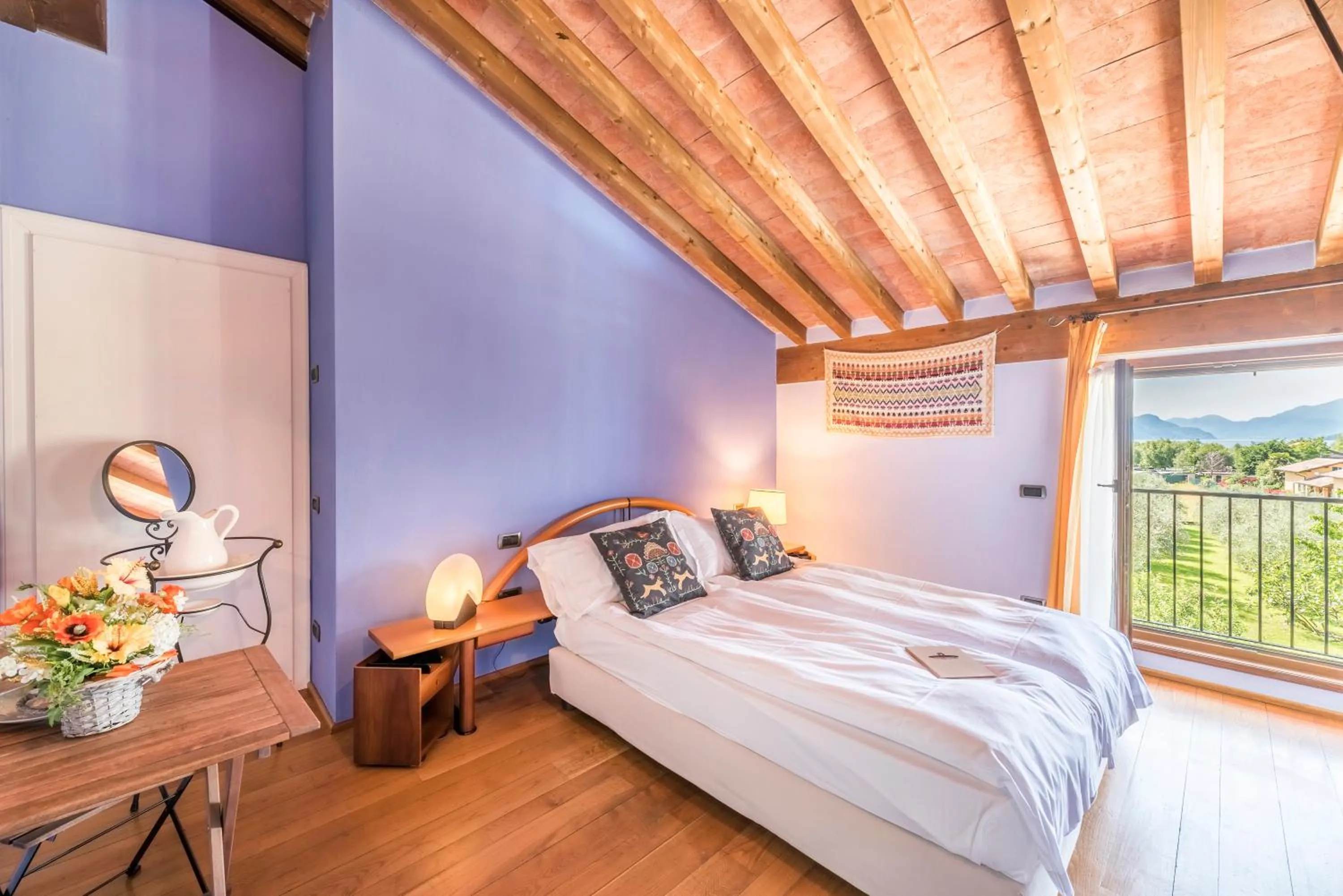 Bedroom, Bed in Agriturismo Cà Del Lago