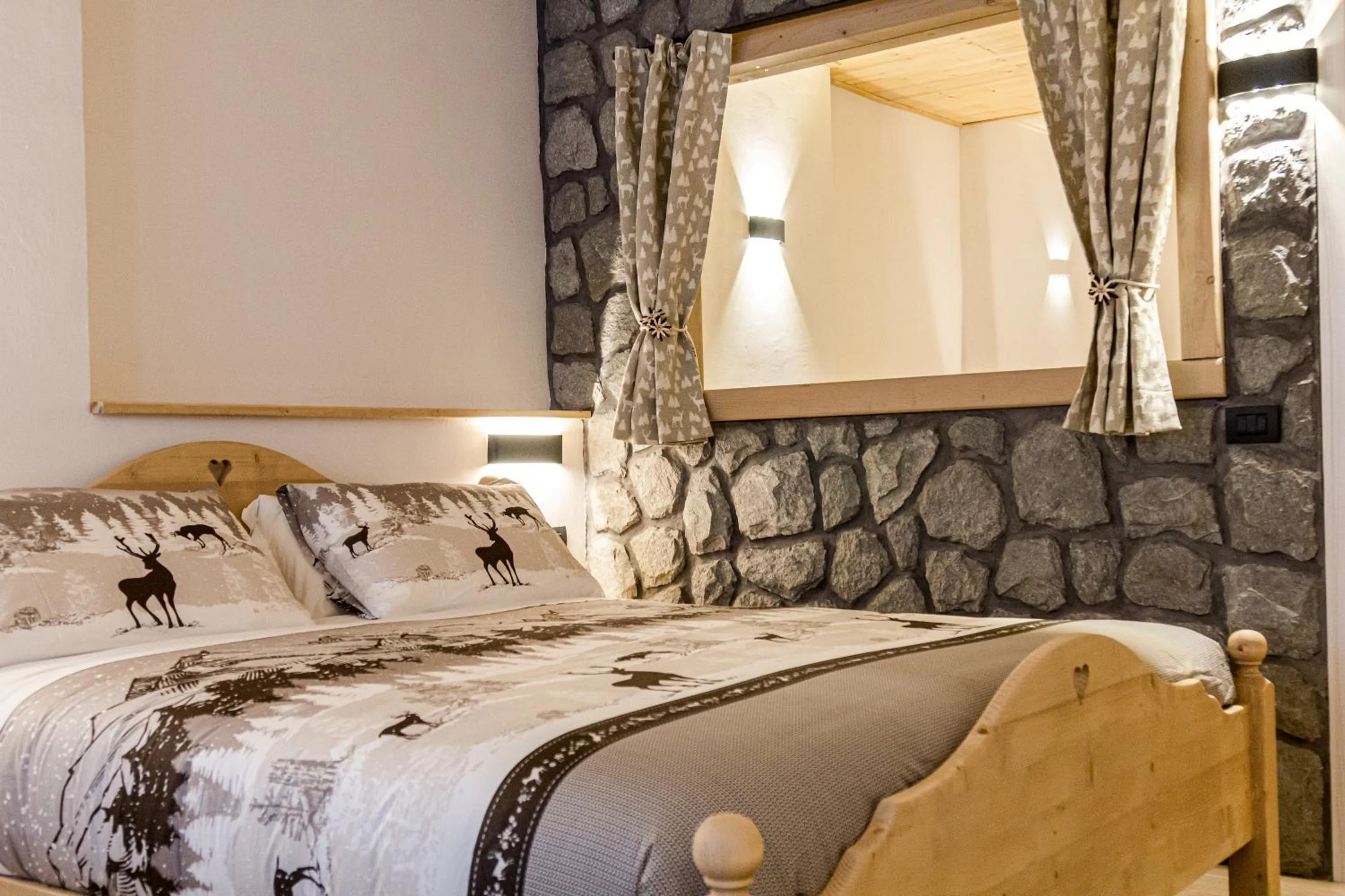 Bed in Hotel Al Foiron