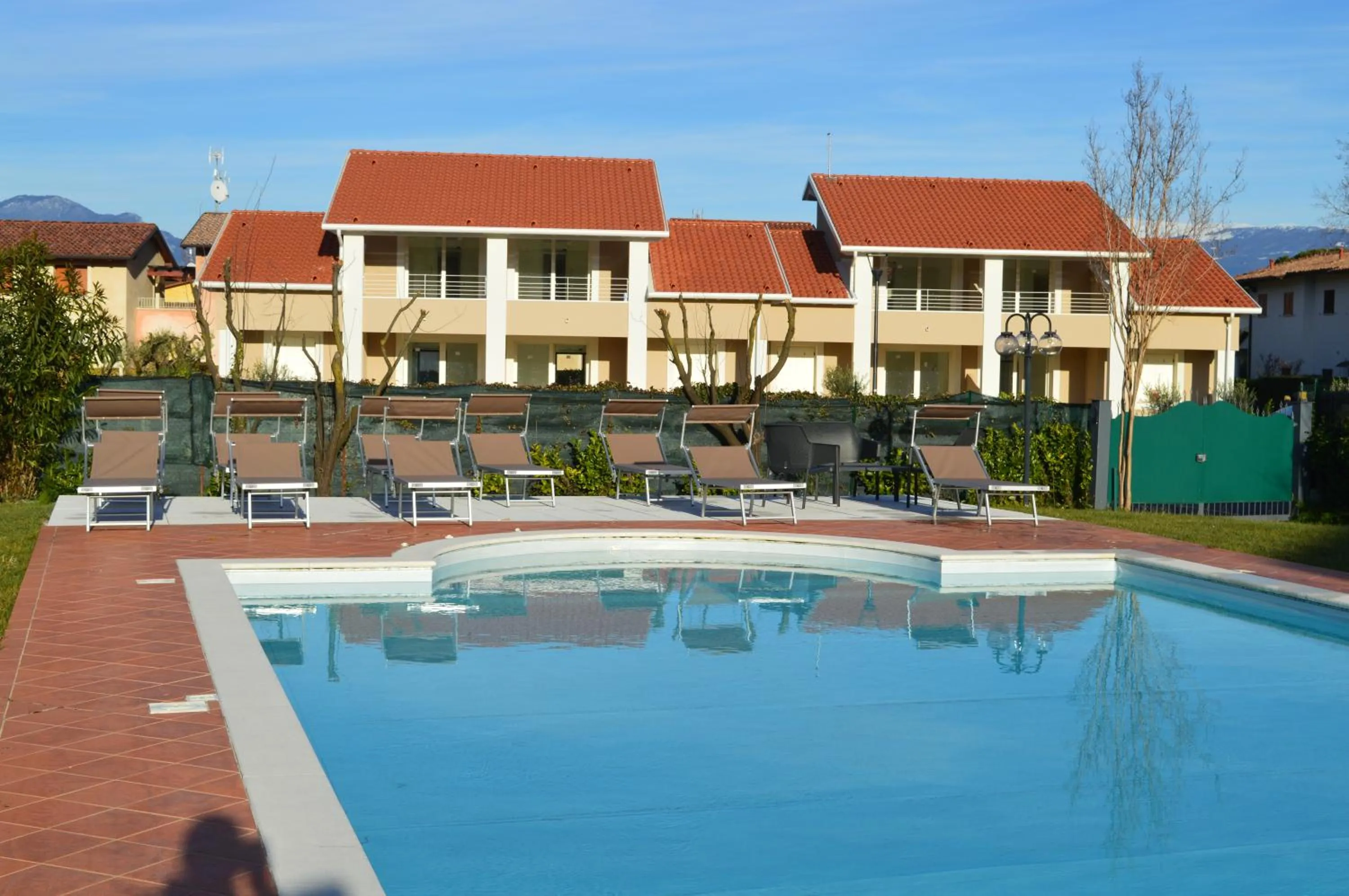 Pool view in The Swan B&B