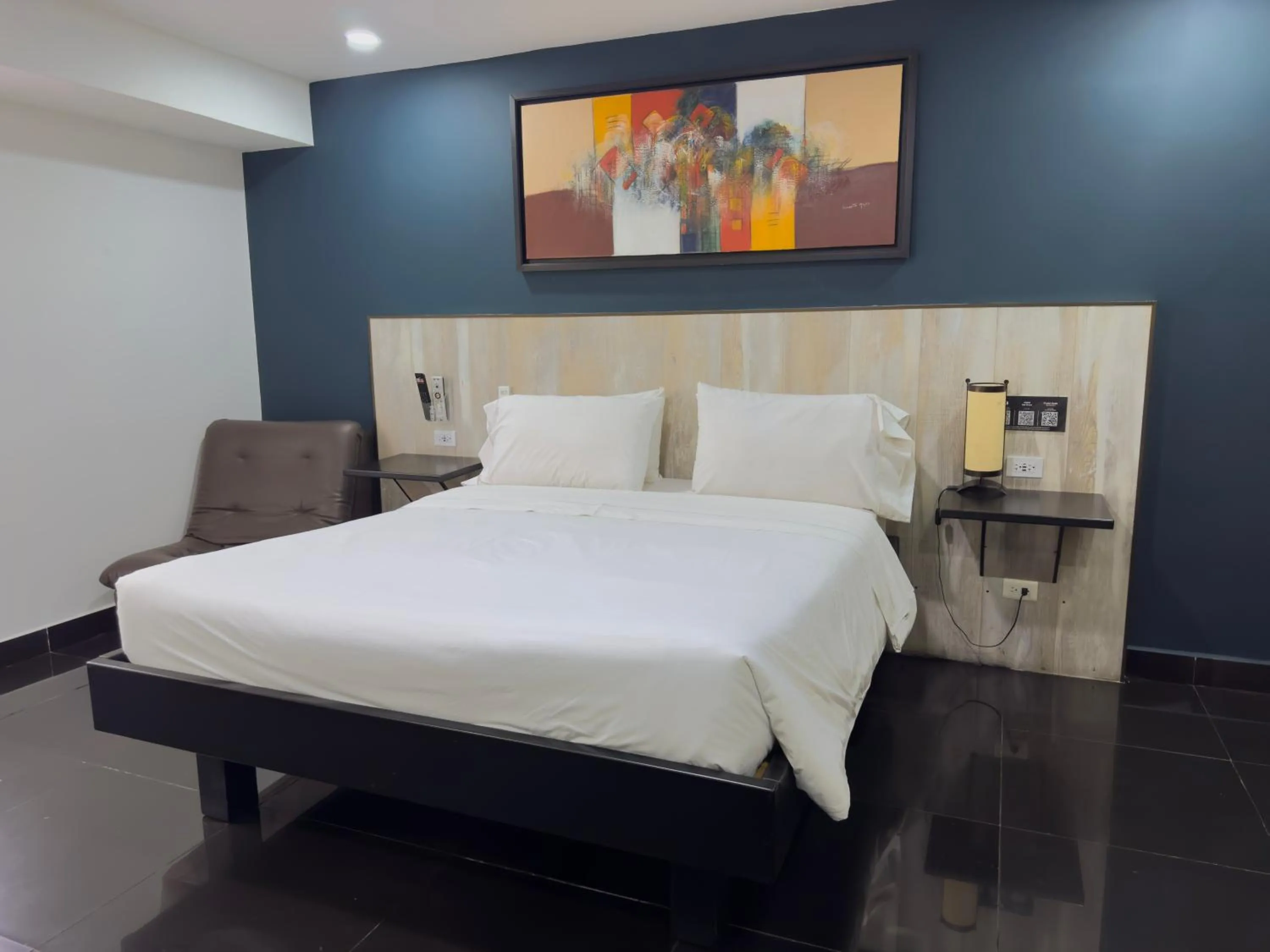 Bed in Provenza Lofts