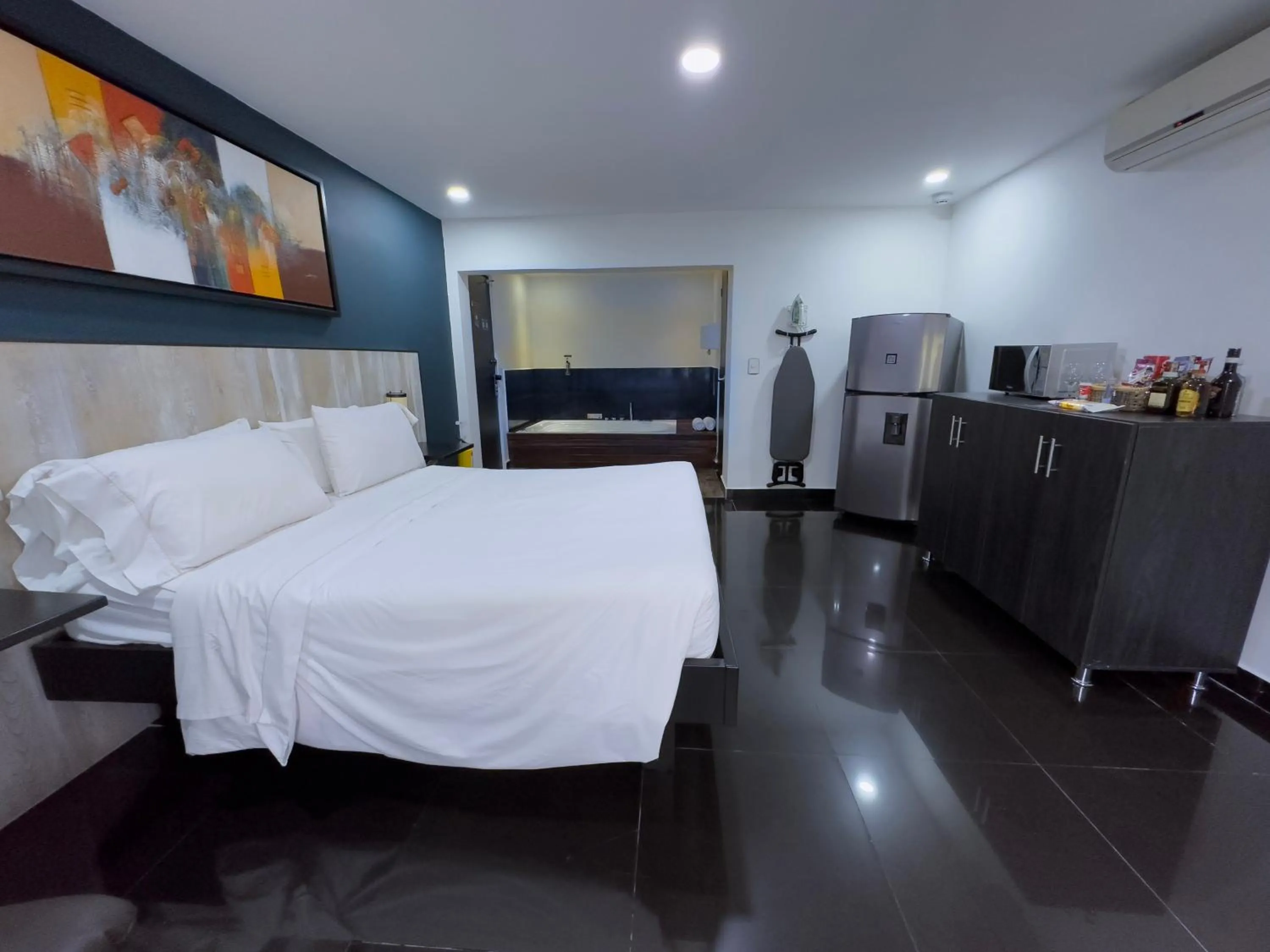 Bed in Provenza Lofts