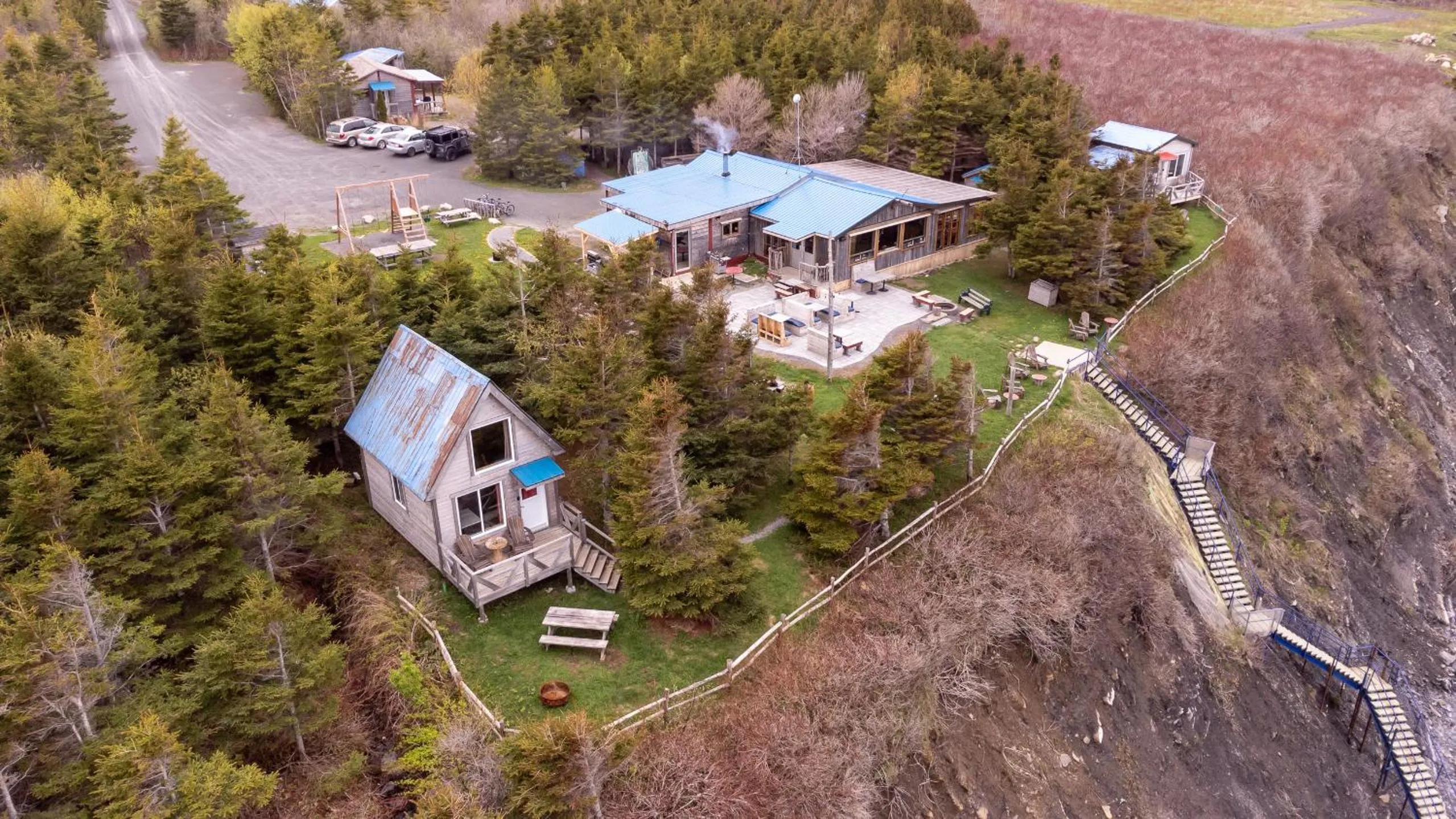 Bird's eye view in Auberge/Chalet Griffon Aventure