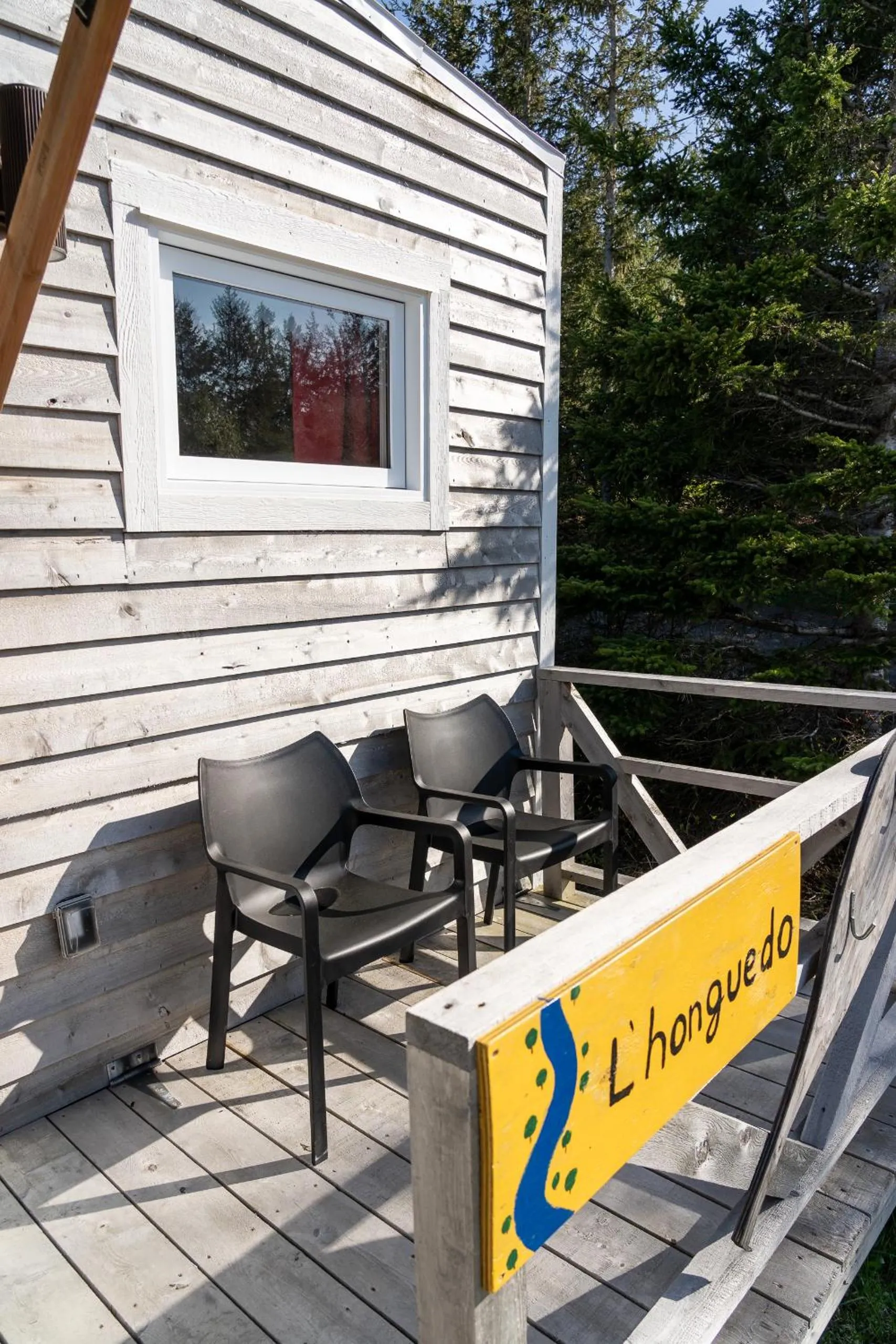 Patio in Auberge/Chalet Griffon Aventure