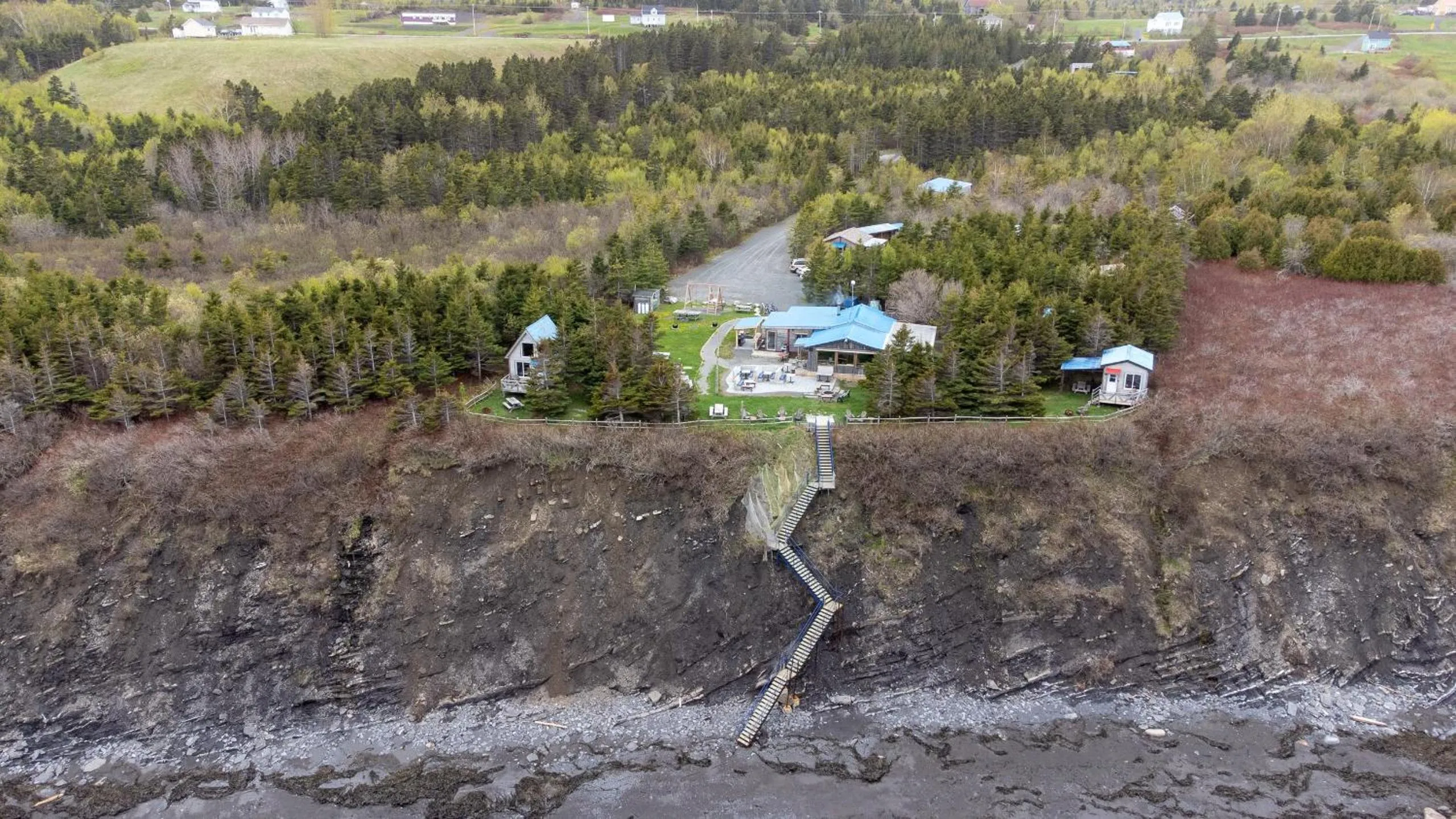 Bird's eye view in Auberge/Chalet Griffon Aventure