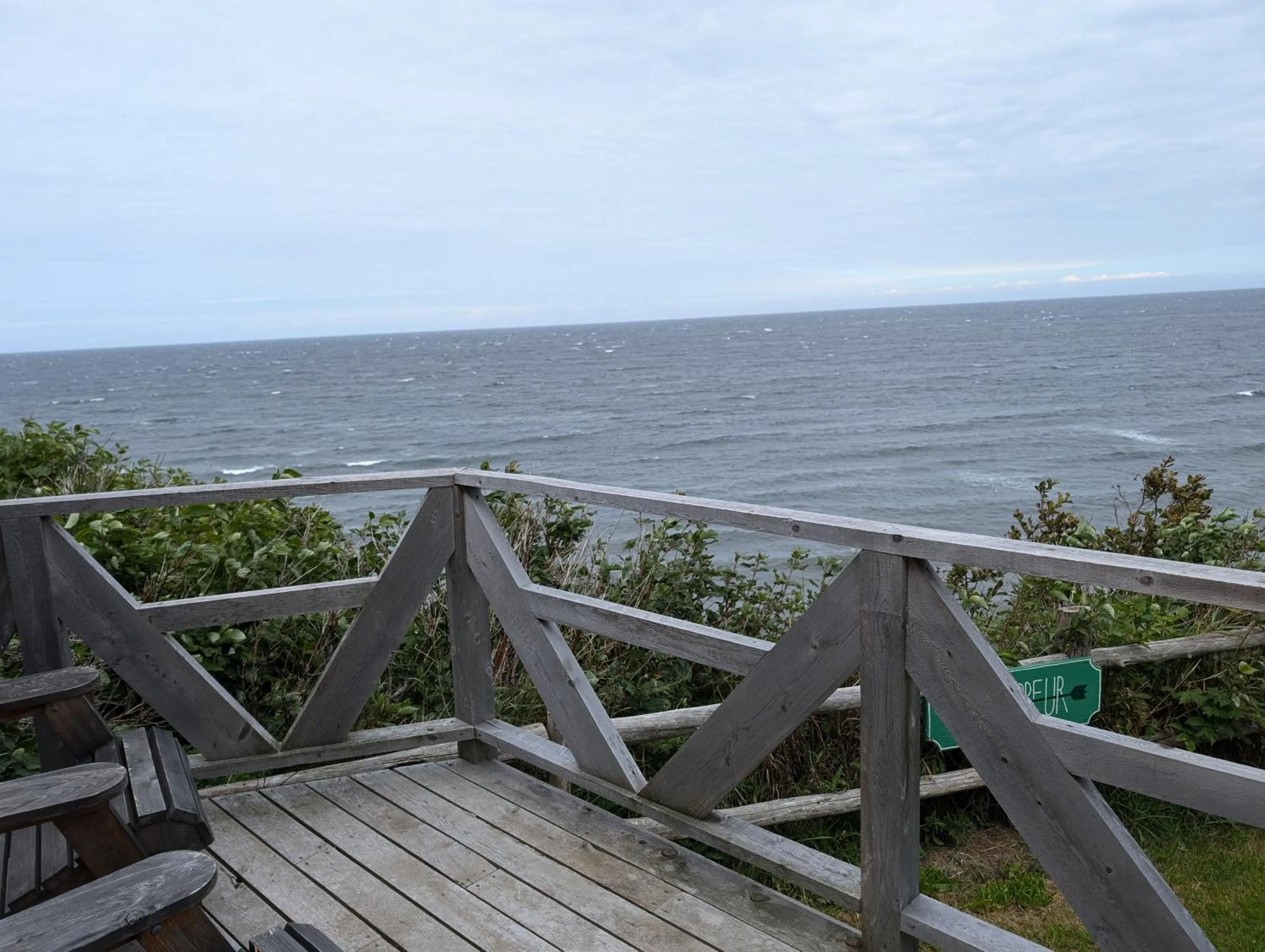 View (from property/room) in Auberge/Chalet Griffon Aventure