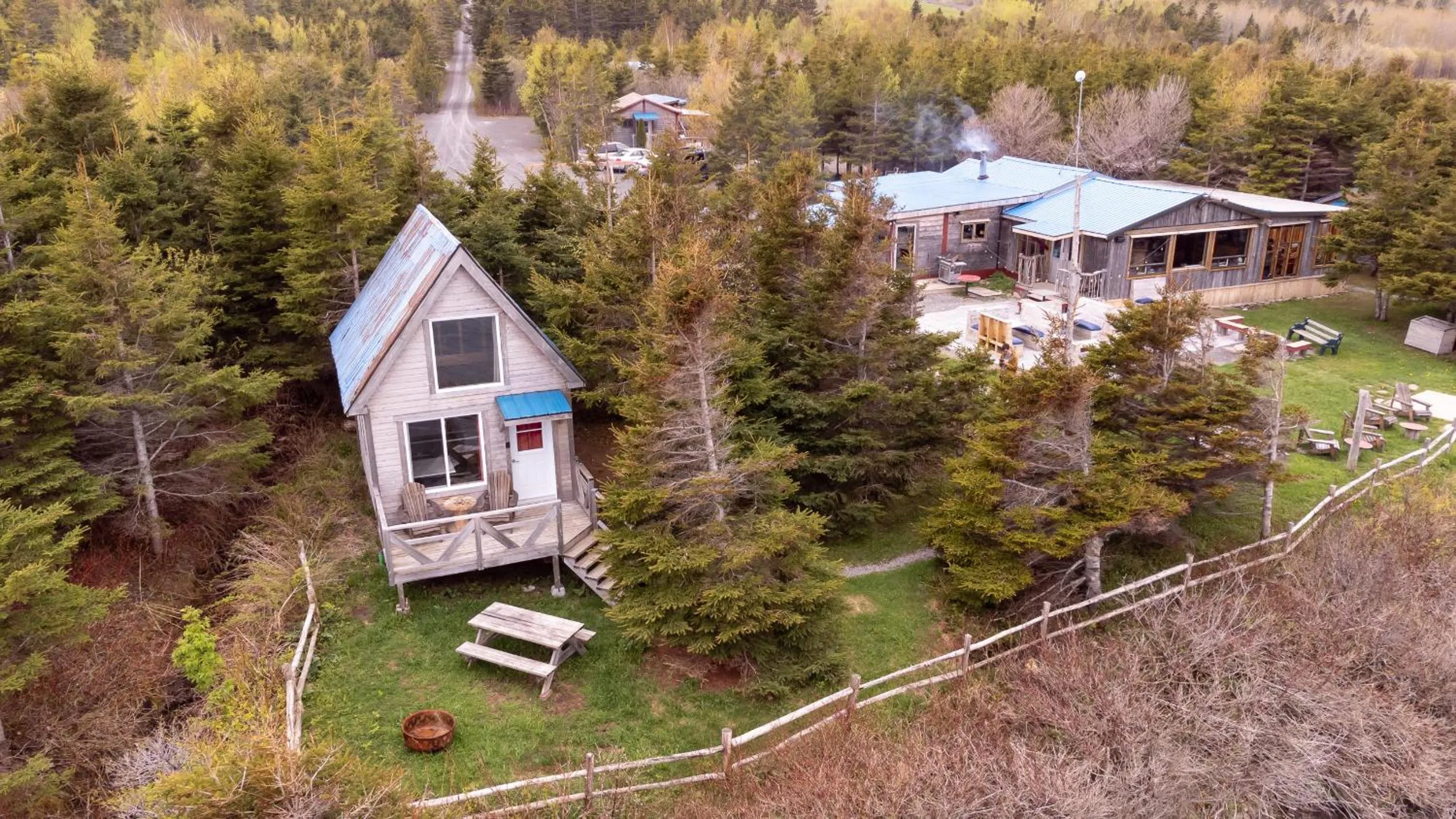Bird's eye view in Auberge/Chalet Griffon Aventure