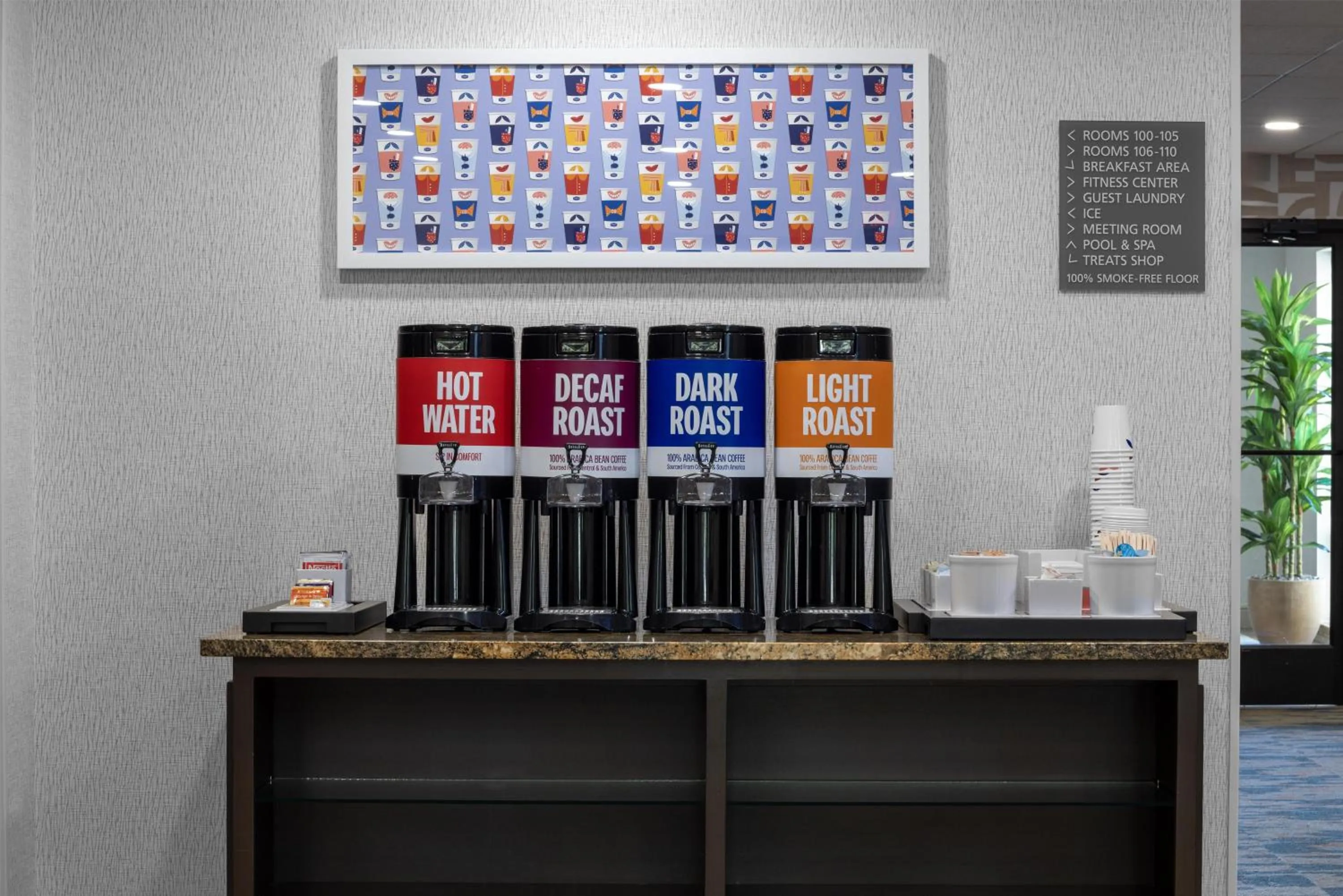 Dining area in Hampton Inn and Suites Hope