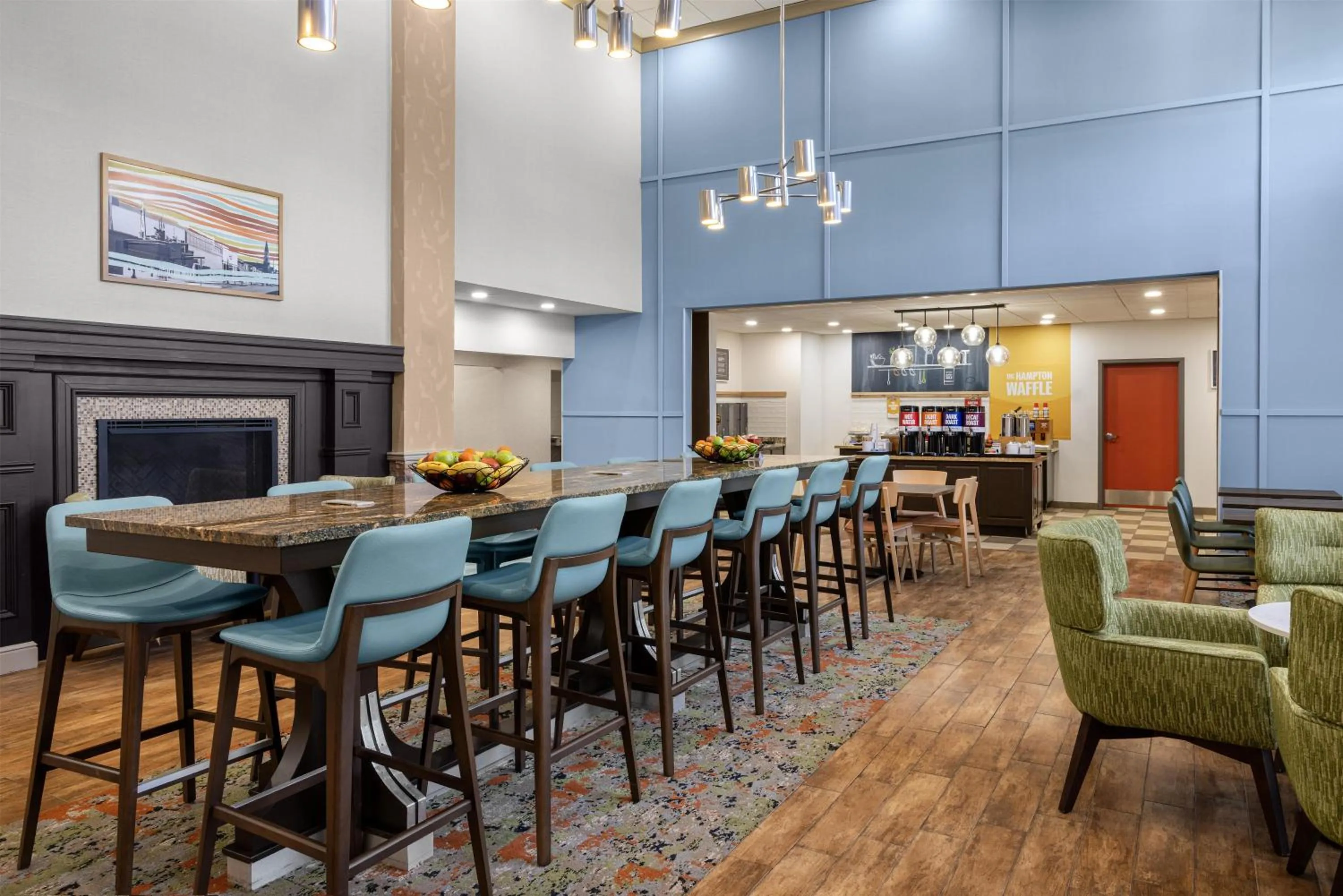 Breakfast in Hampton Inn and Suites Hope