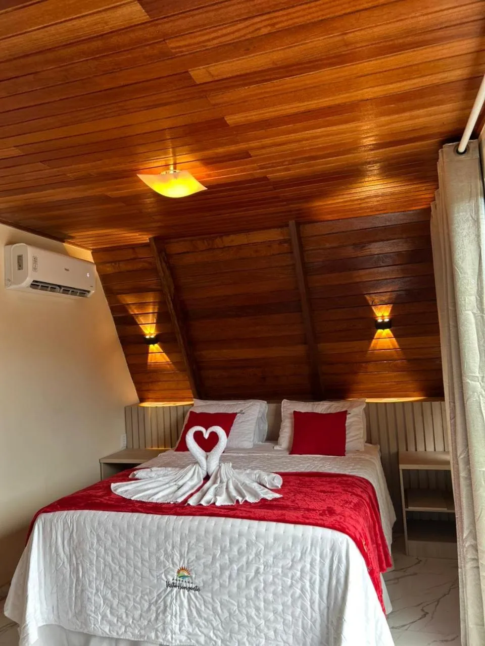 Bed in Pousada Vasto Horizonte