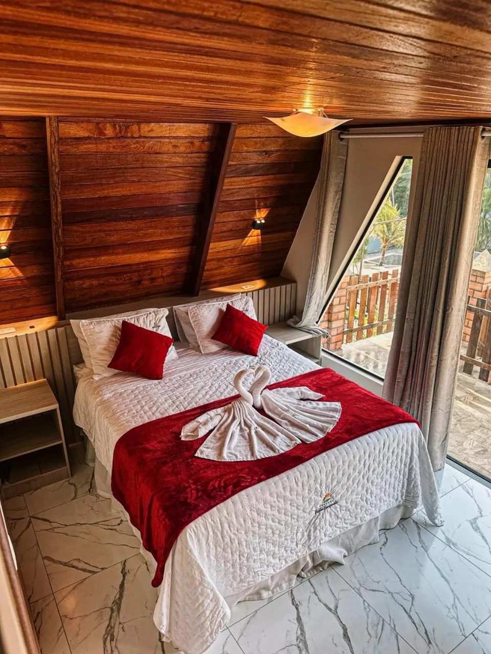 Bed in Pousada Vasto Horizonte