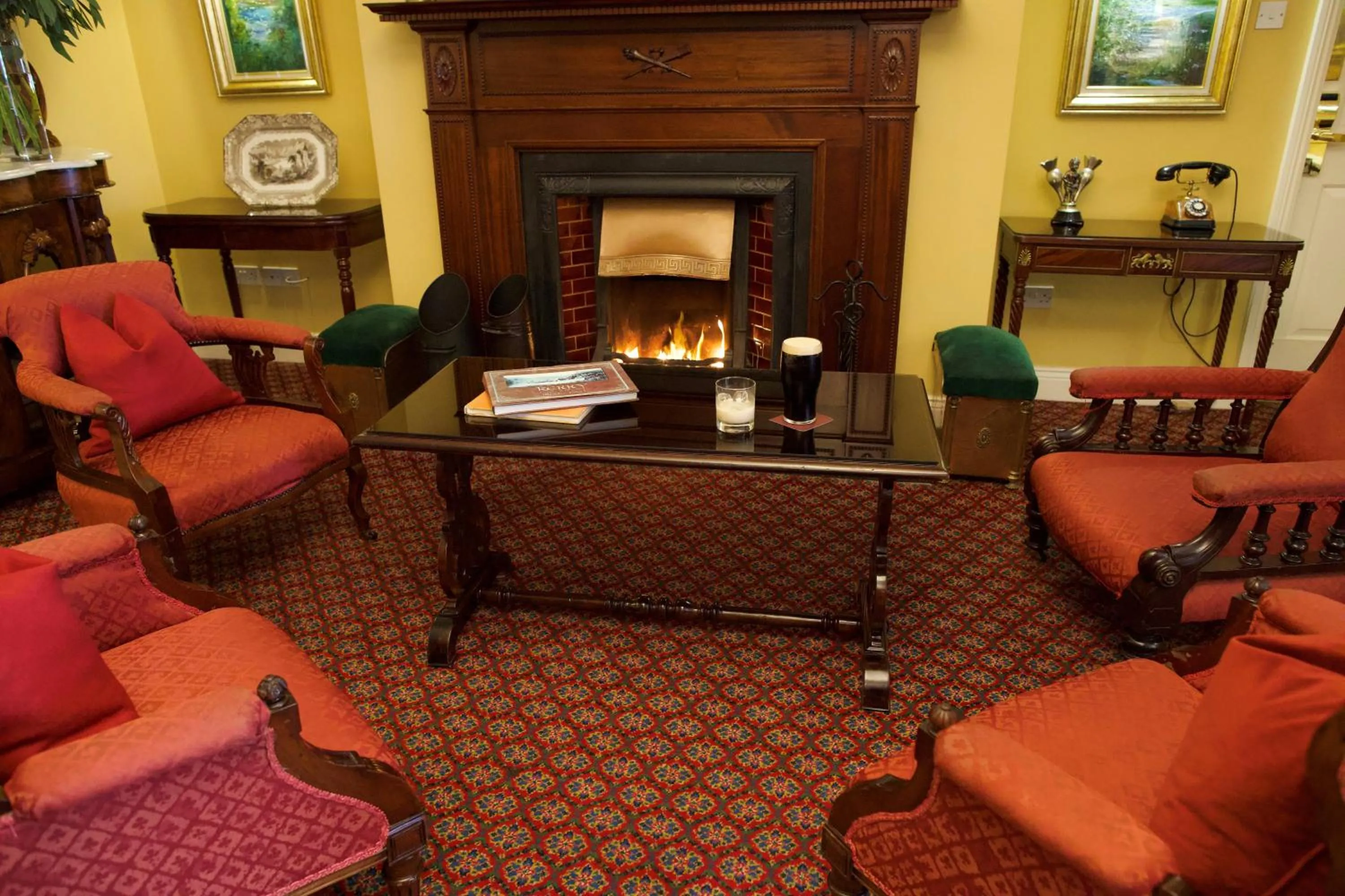 fireplace in Earls Court House