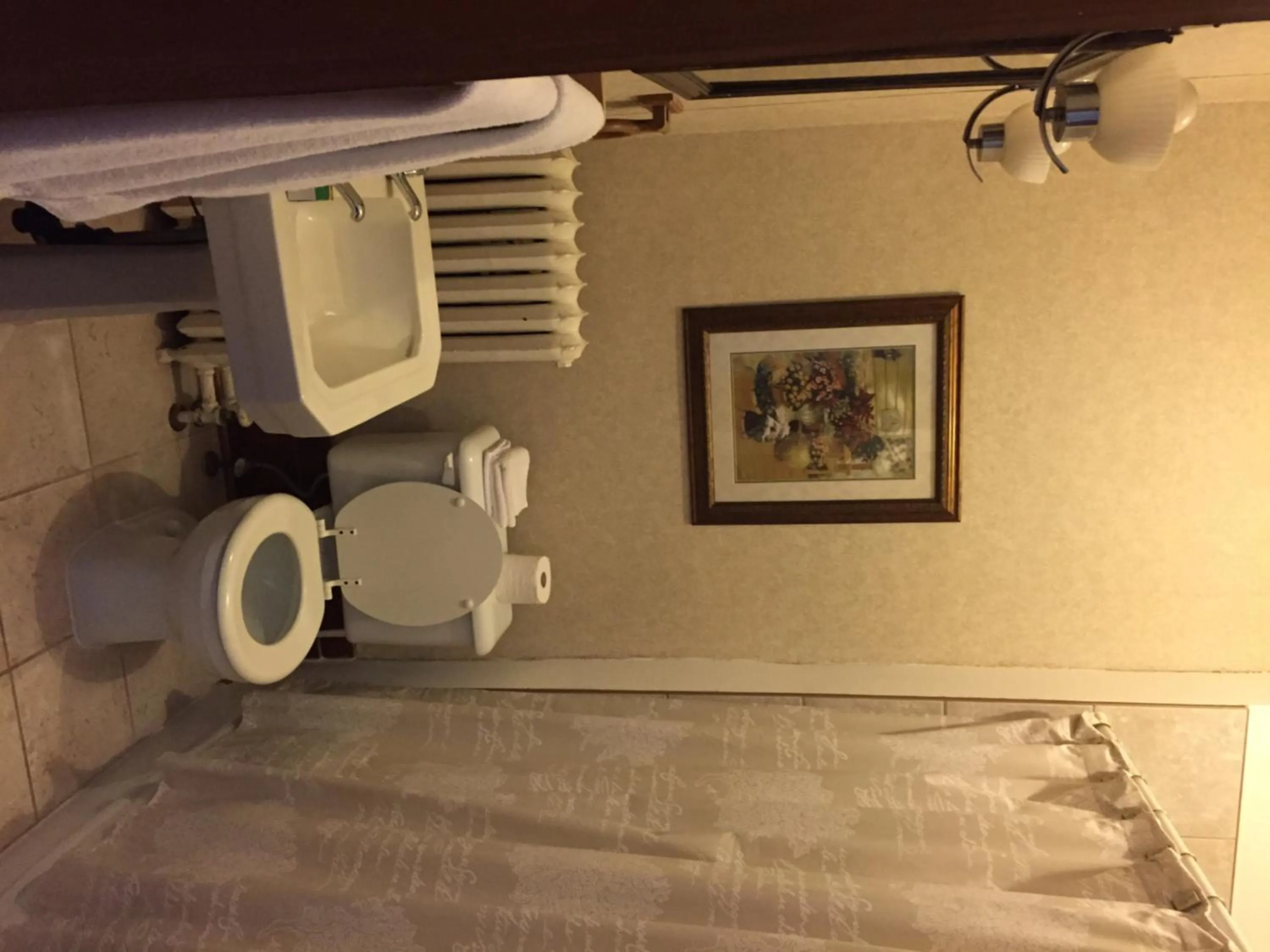 Bathroom in Le Petit Château Montebello B&B