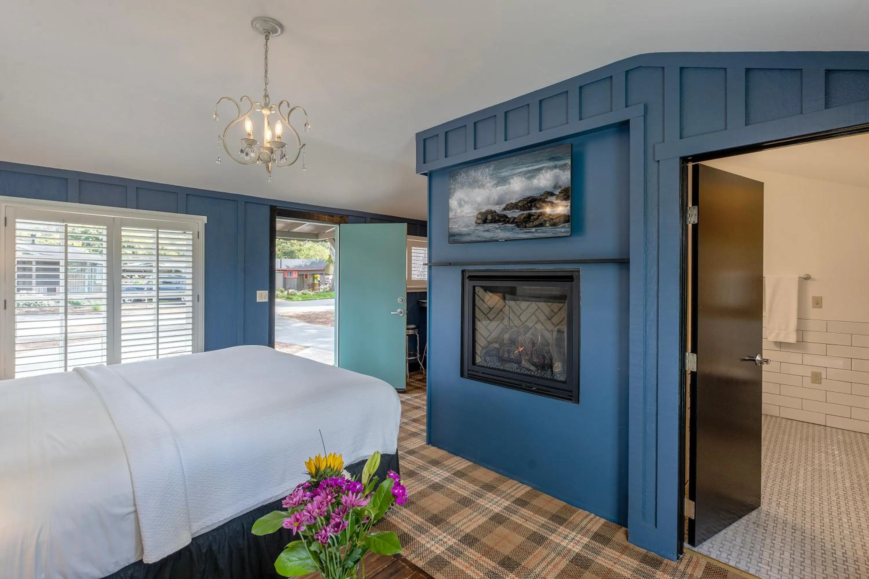 Bedroom, Bed in Carmel River Inn & Cottages