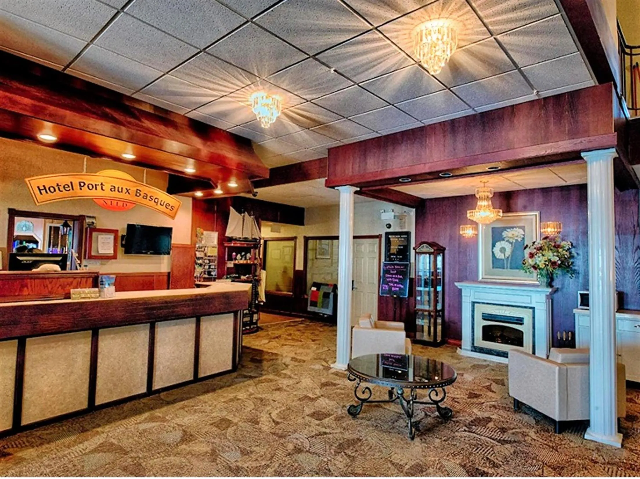 On site in Hotel Port Aux Basques