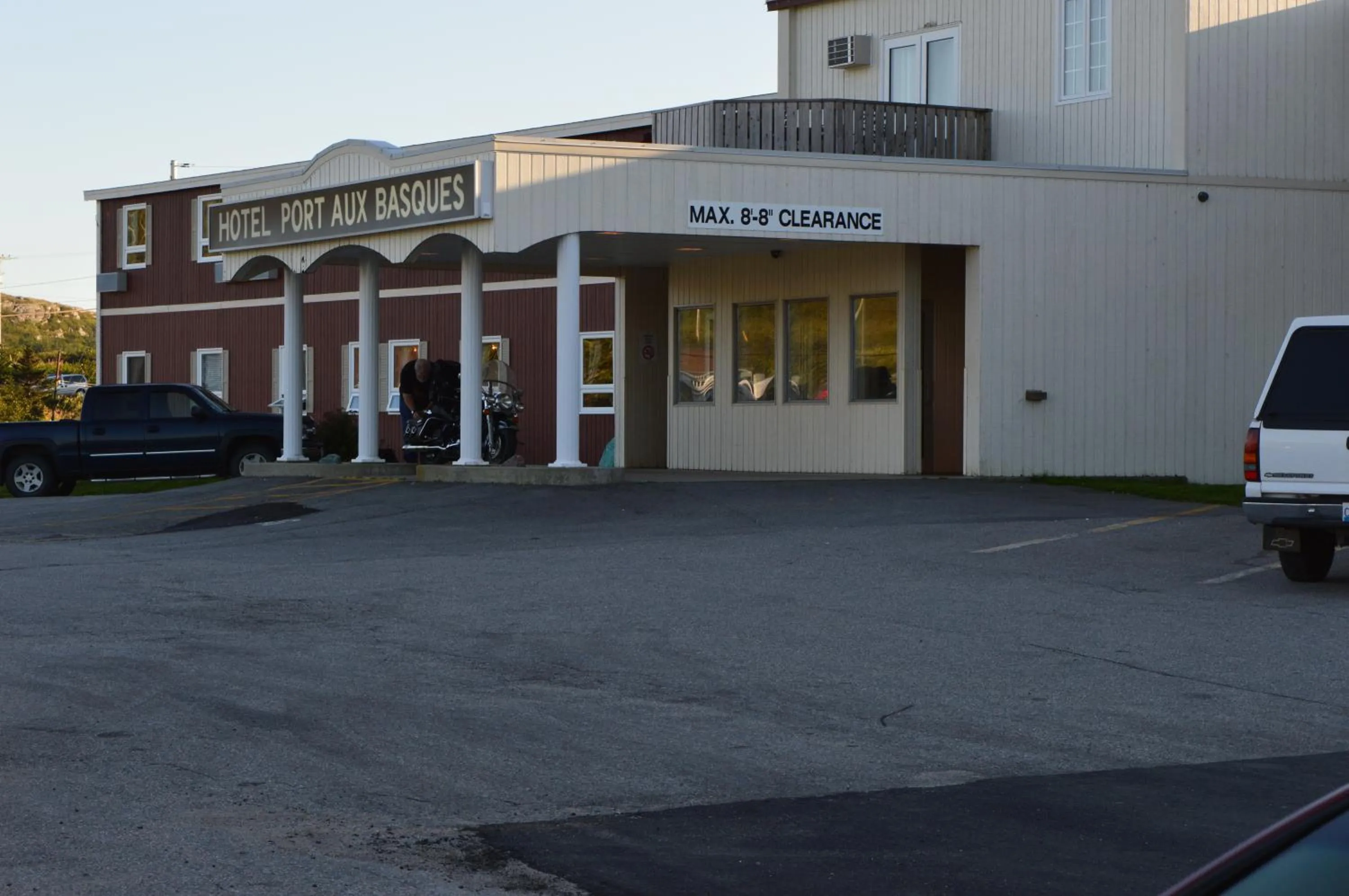 Facade/entrance in Hotel Port Aux Basques