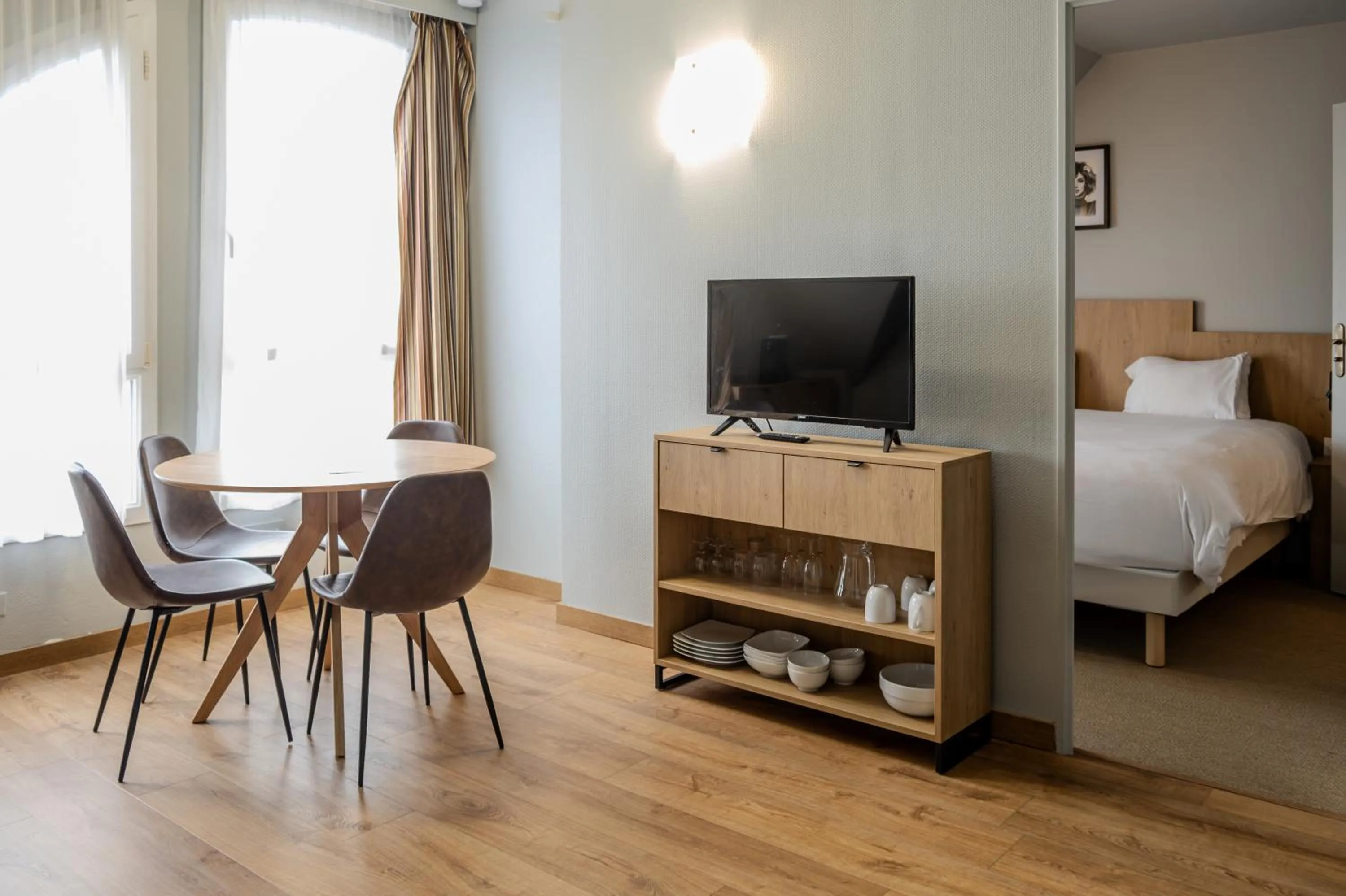 Bed in Tulip Inn Honfleur Residence & Spa