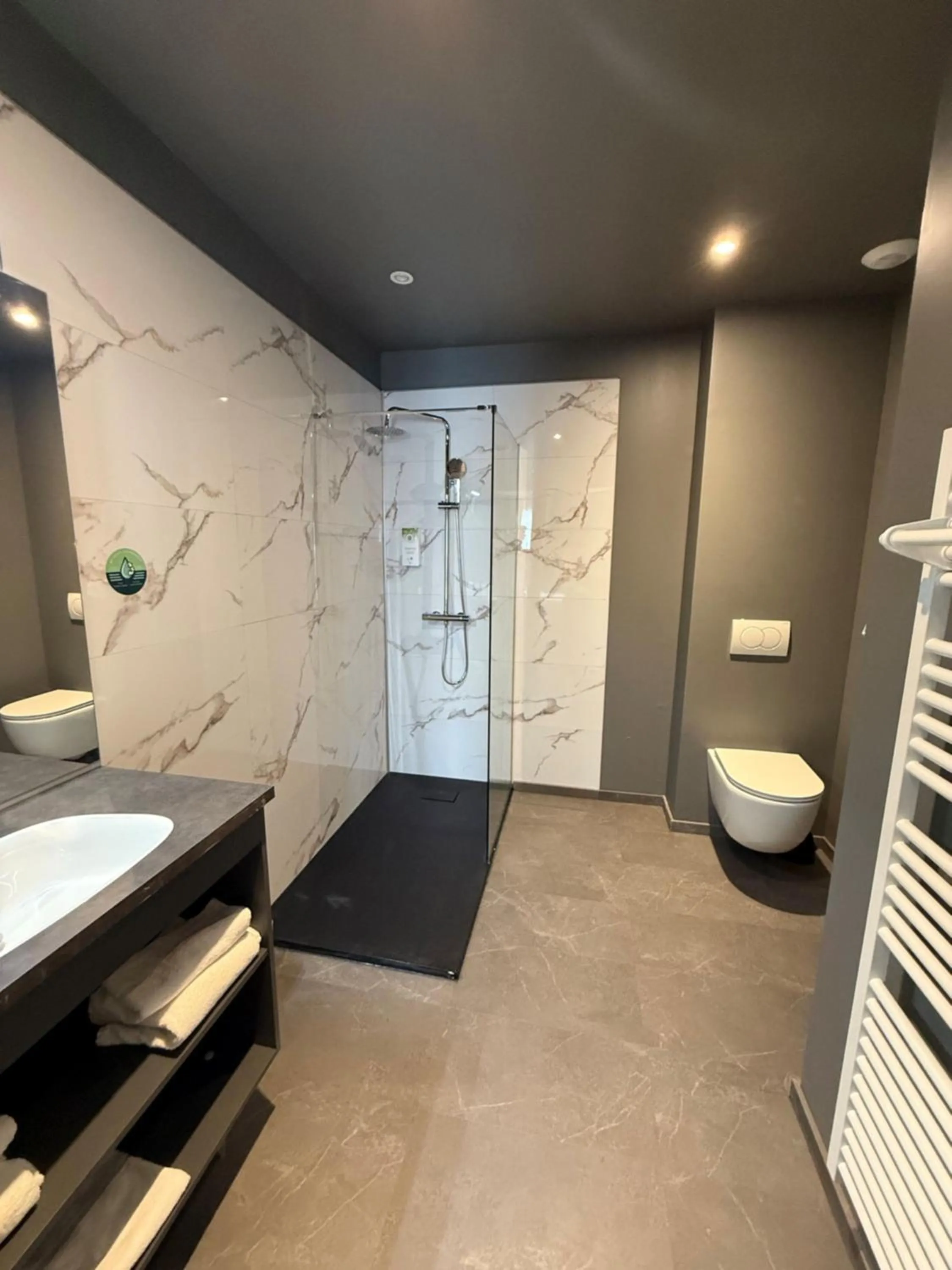 Shower in Tulip Inn Honfleur Residence & Spa