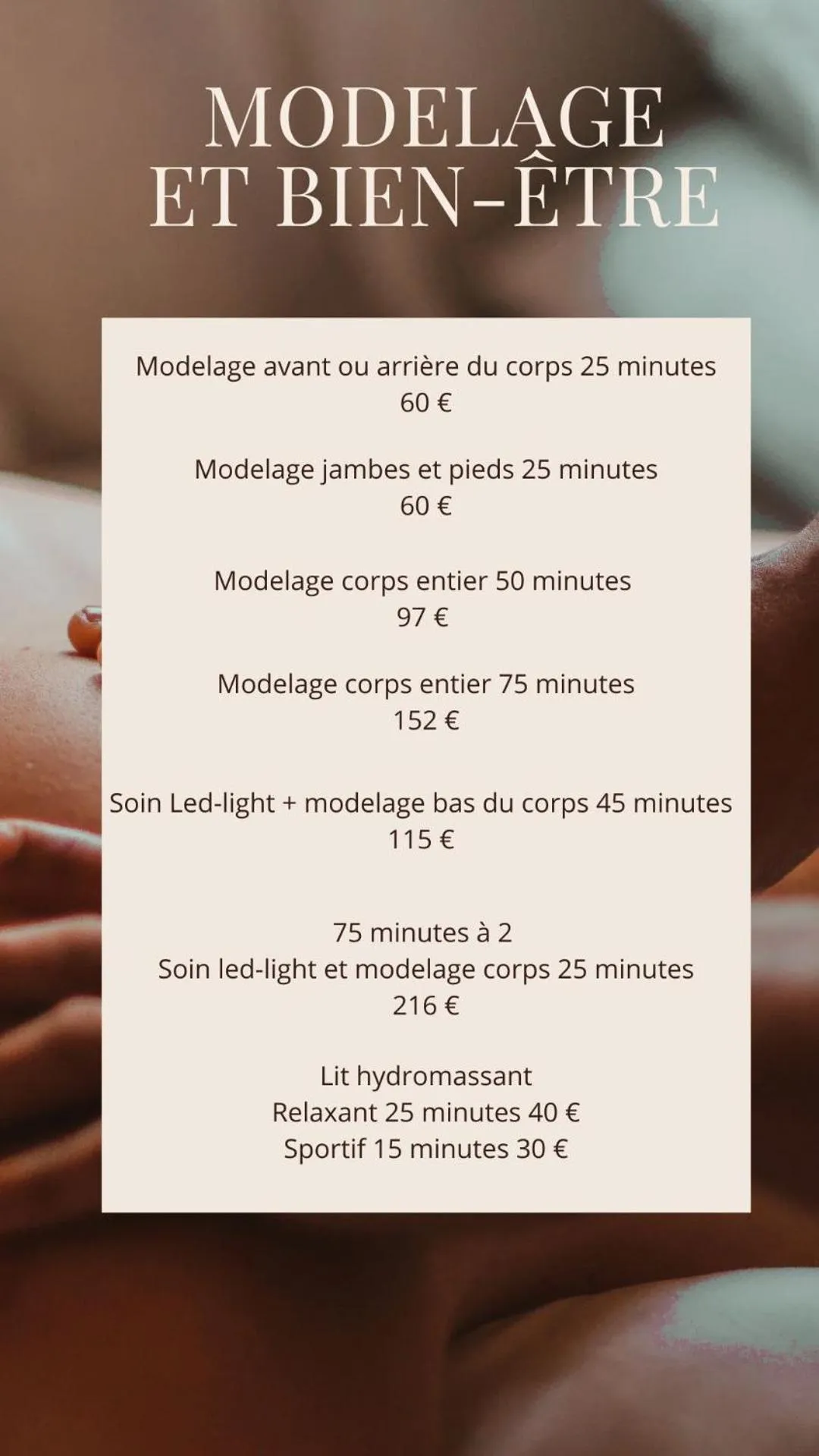 Massage in Tulip Inn Honfleur Residence & Spa