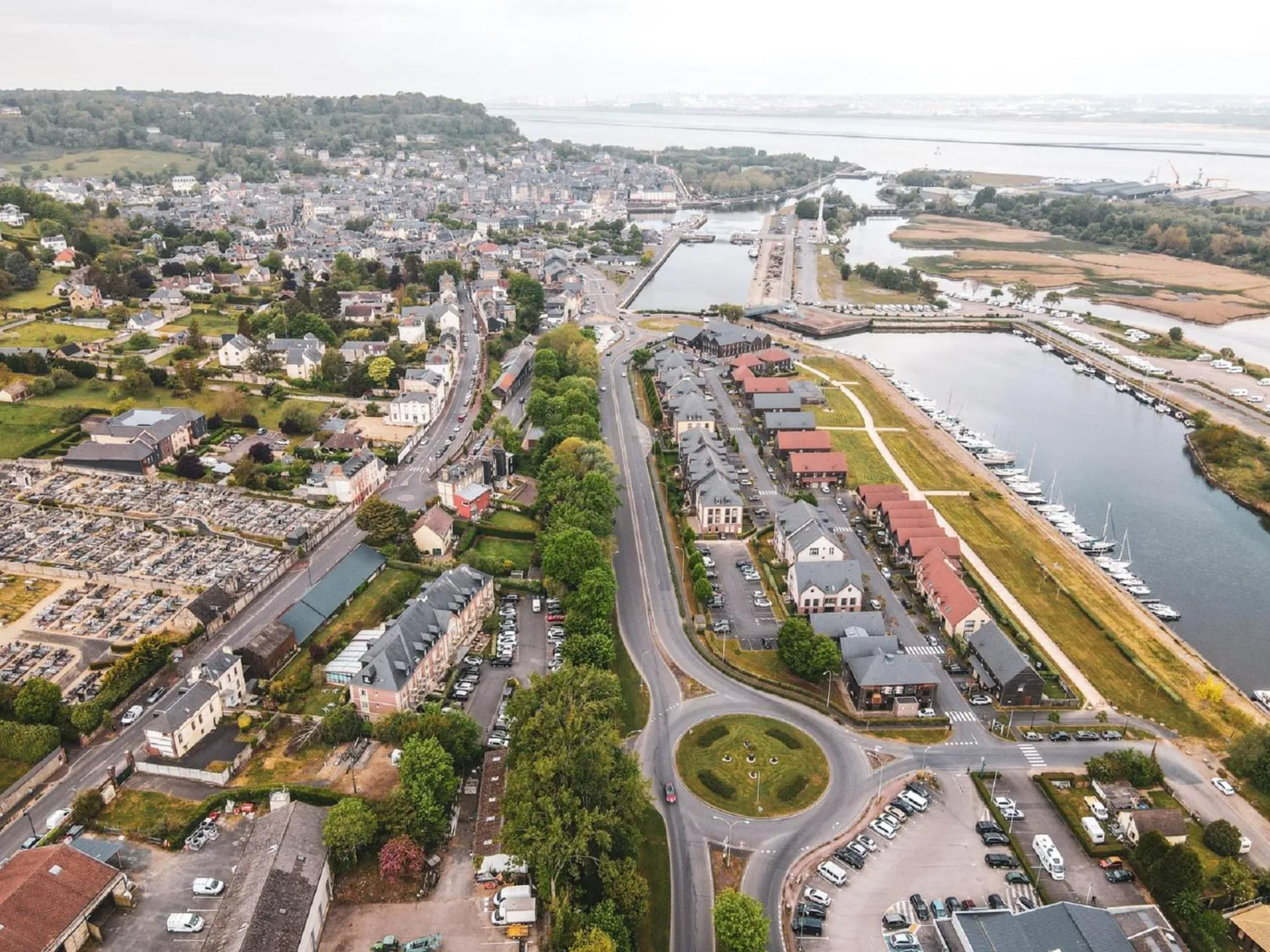 Bird's eye view in Tulip Inn Honfleur Residence & Spa
