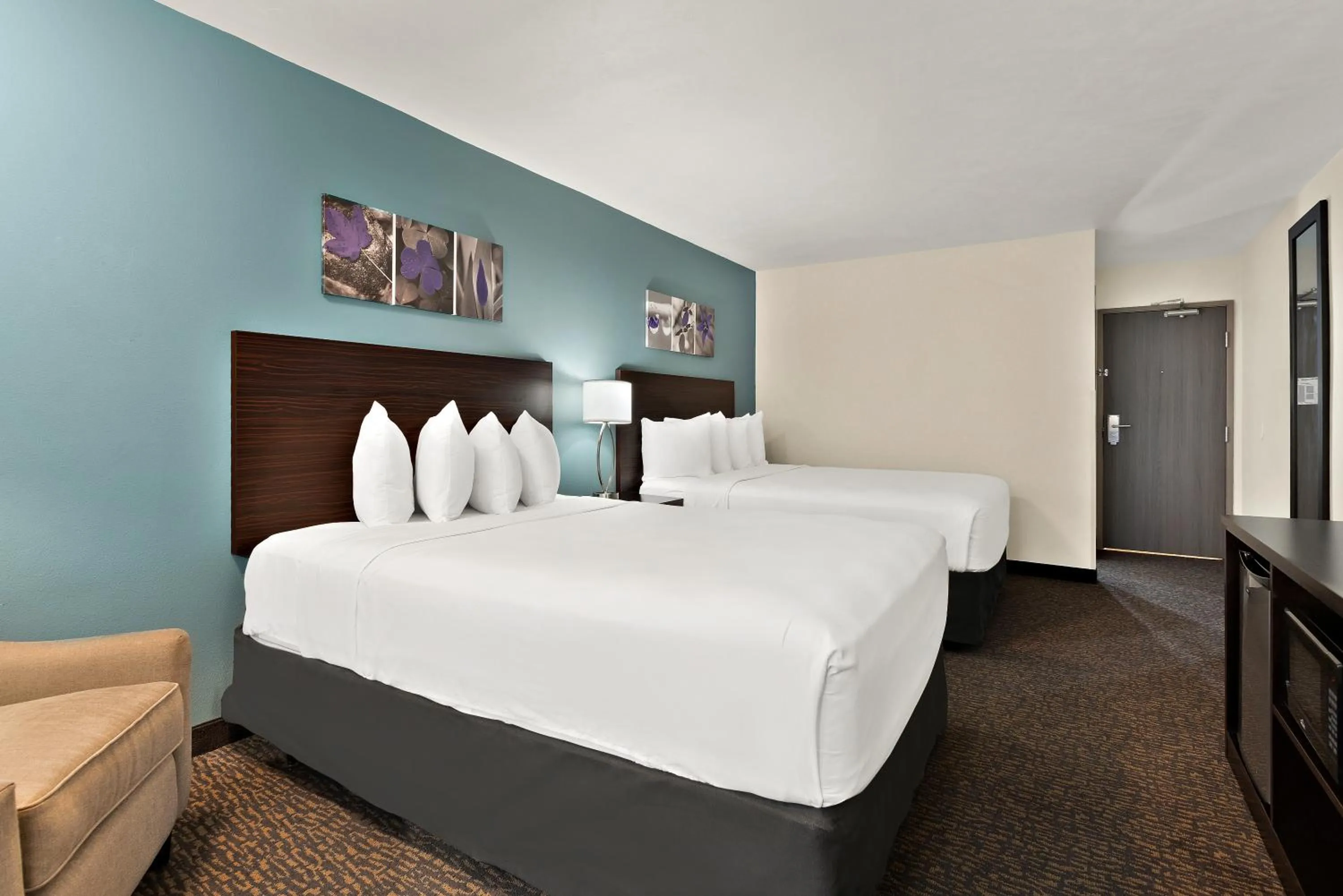 Bedroom, Bed in Sleep Inn Kelso Longview