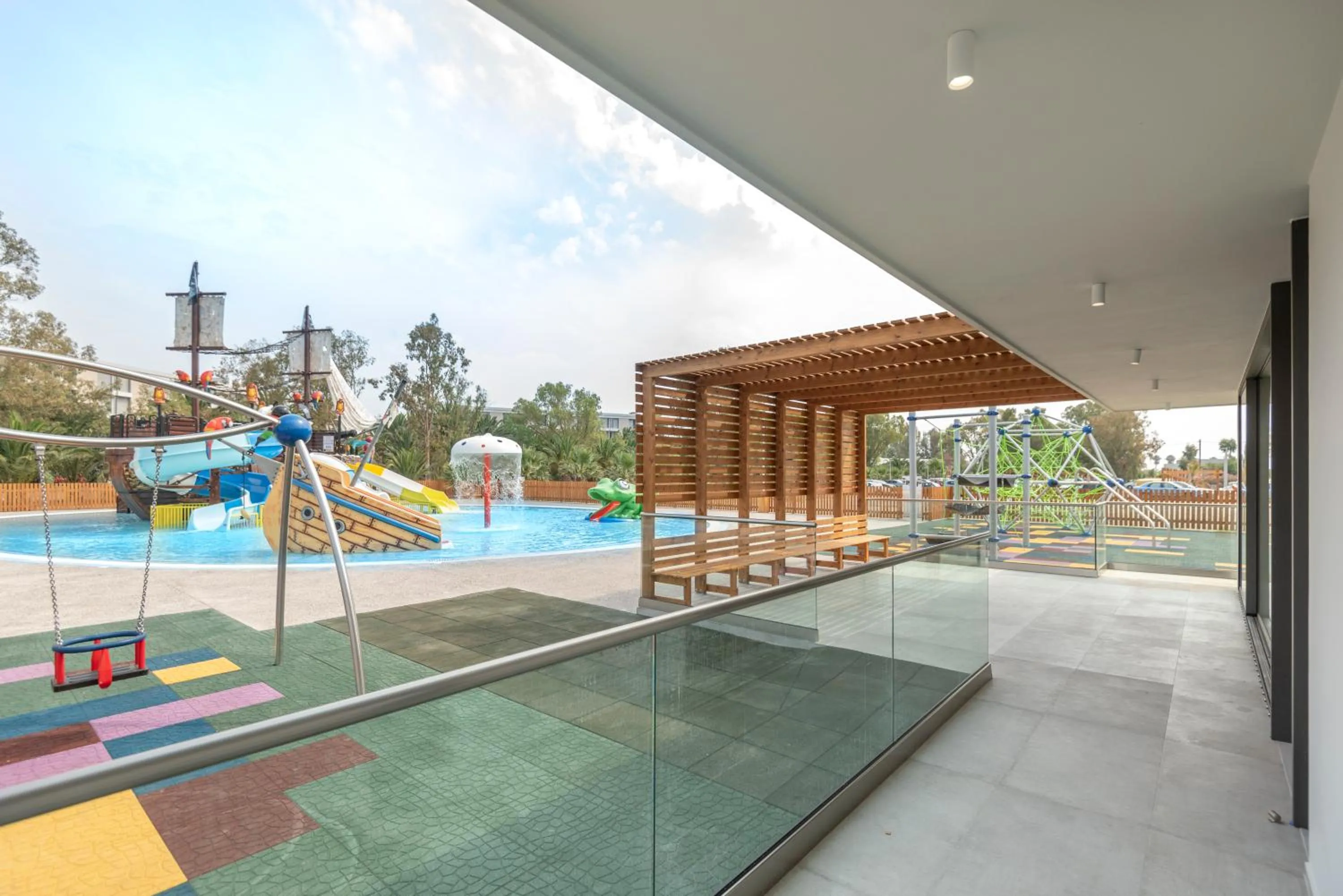 Children play ground in Caravia Beach Hotel