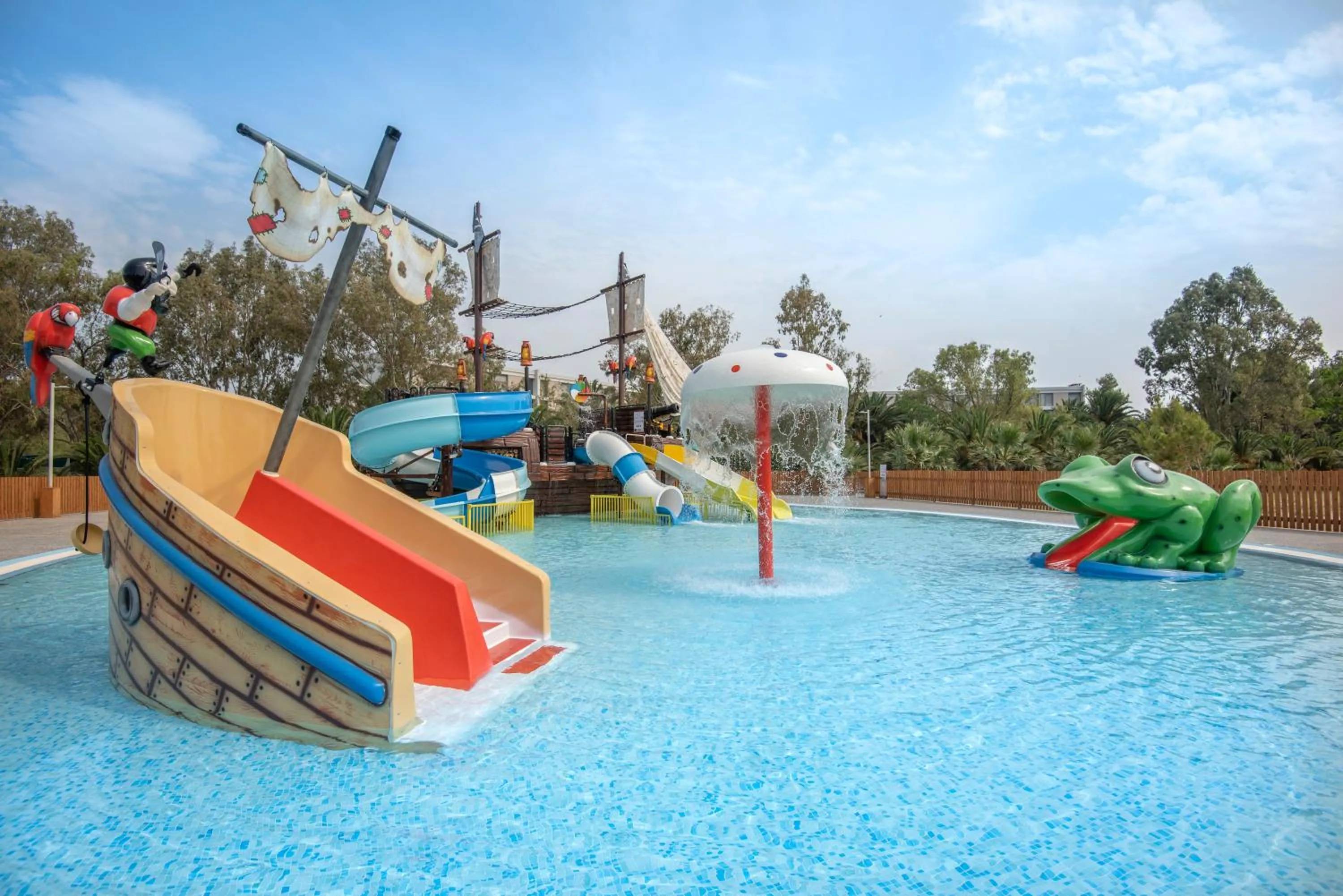 Aqua park in Caravia Beach Hotel