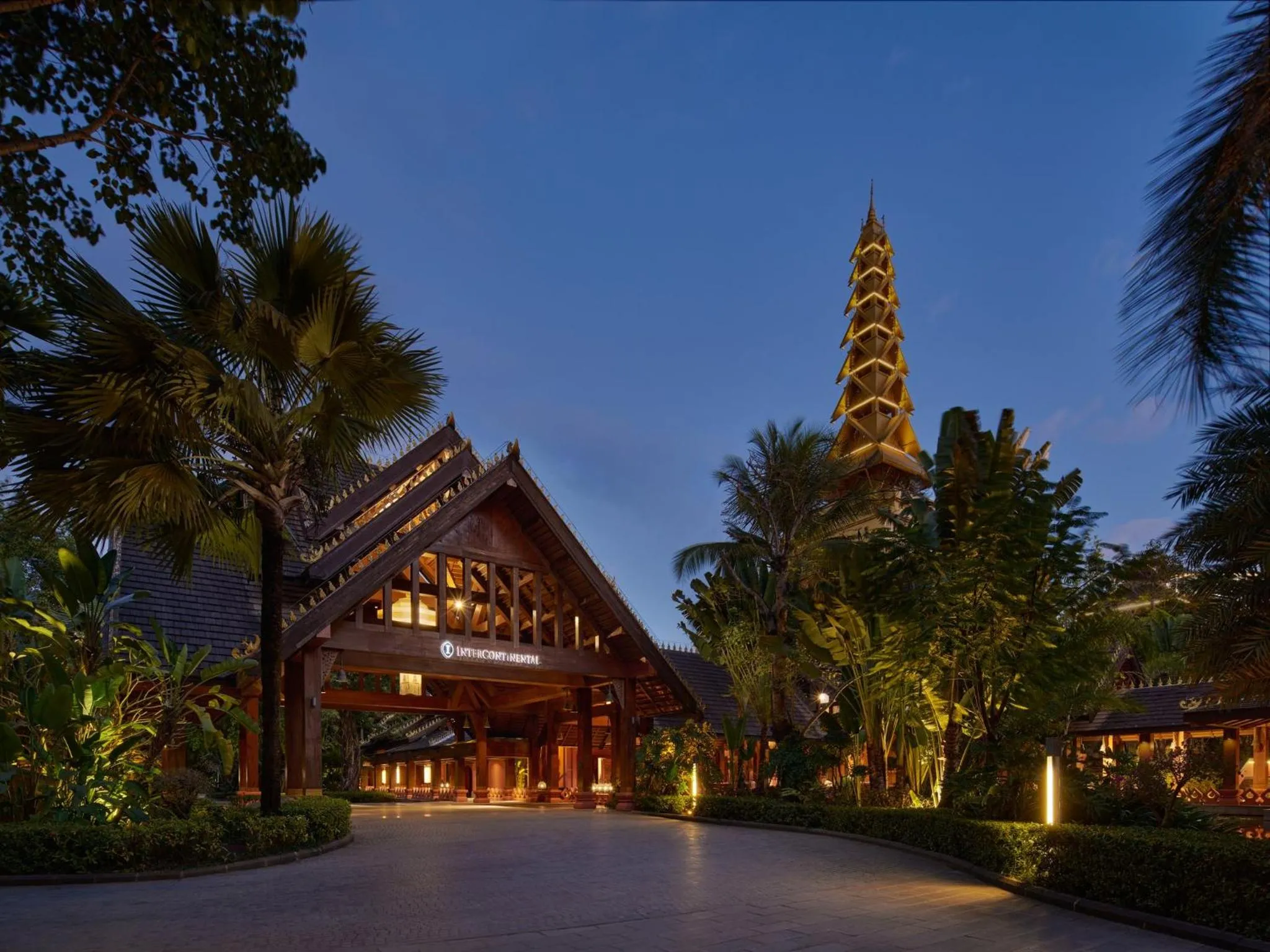 Property building in InterContinental Xishuangbanna Resort by IHG
