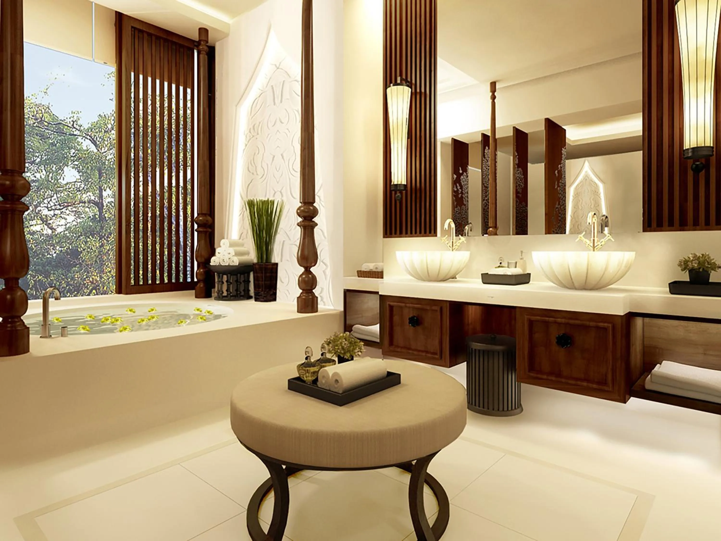 Bathroom in InterContinental Xishuangbanna Resort by IHG