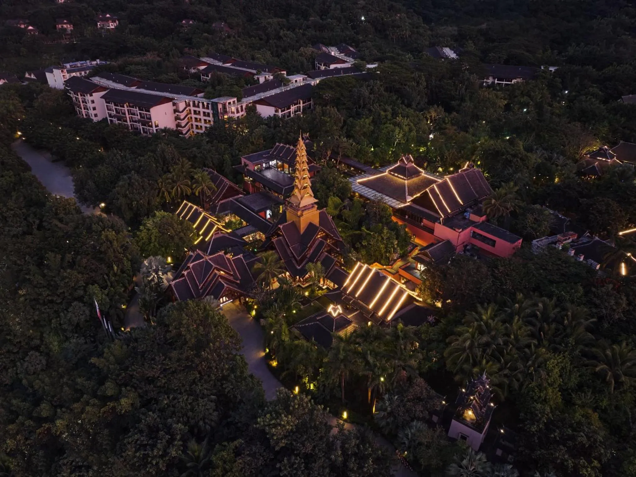 Property building in InterContinental Xishuangbanna Resort by IHG