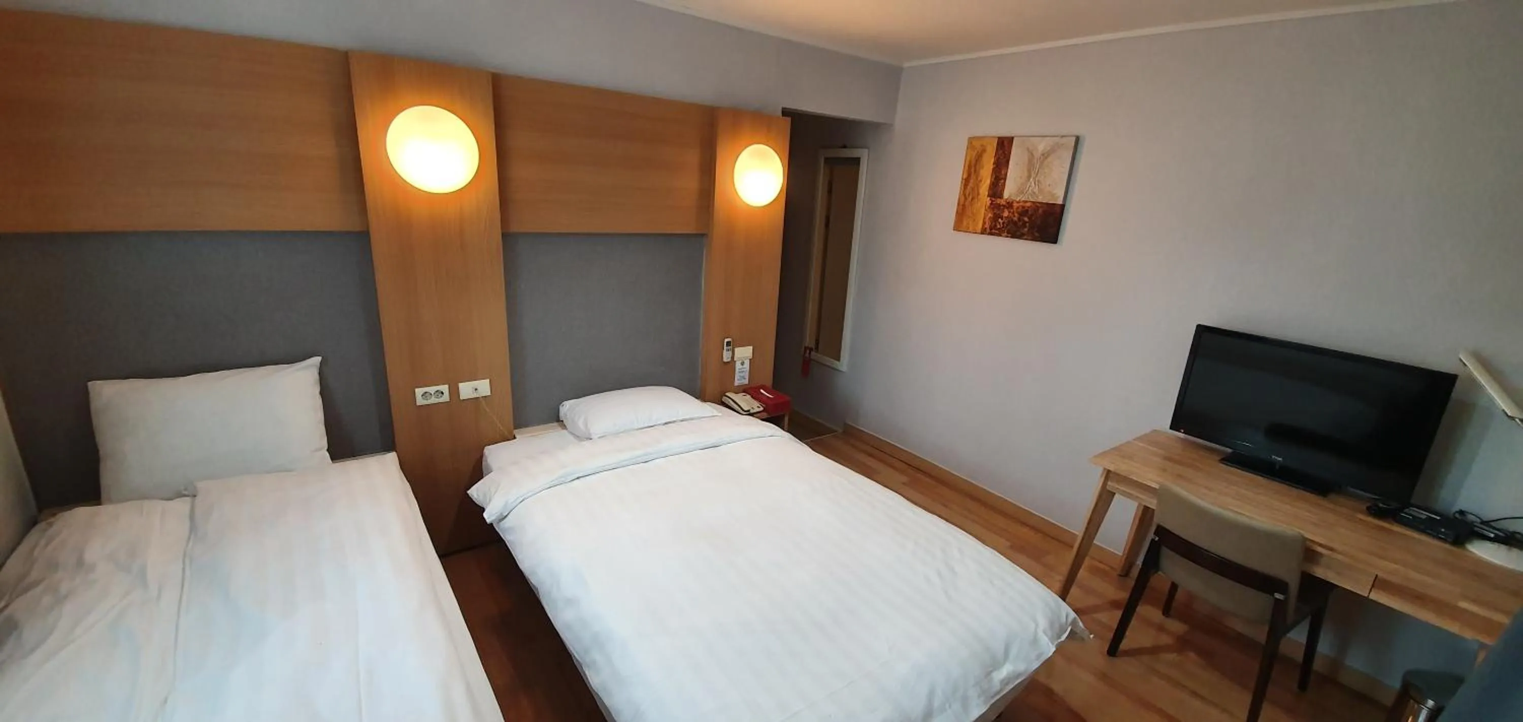 Bed in Appletree Hotel Pohang