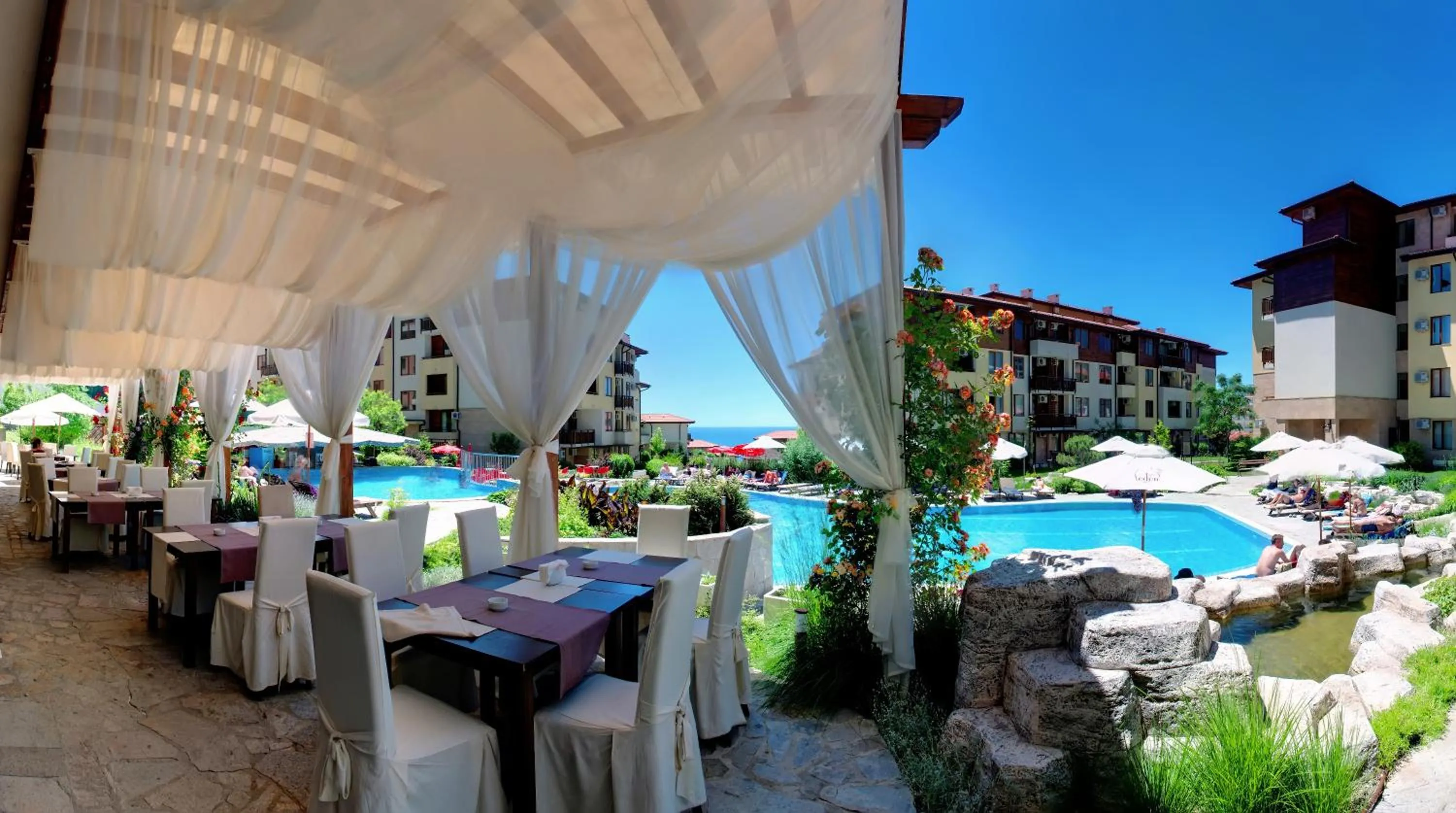 Swimming pool in Garden of Eden Complex