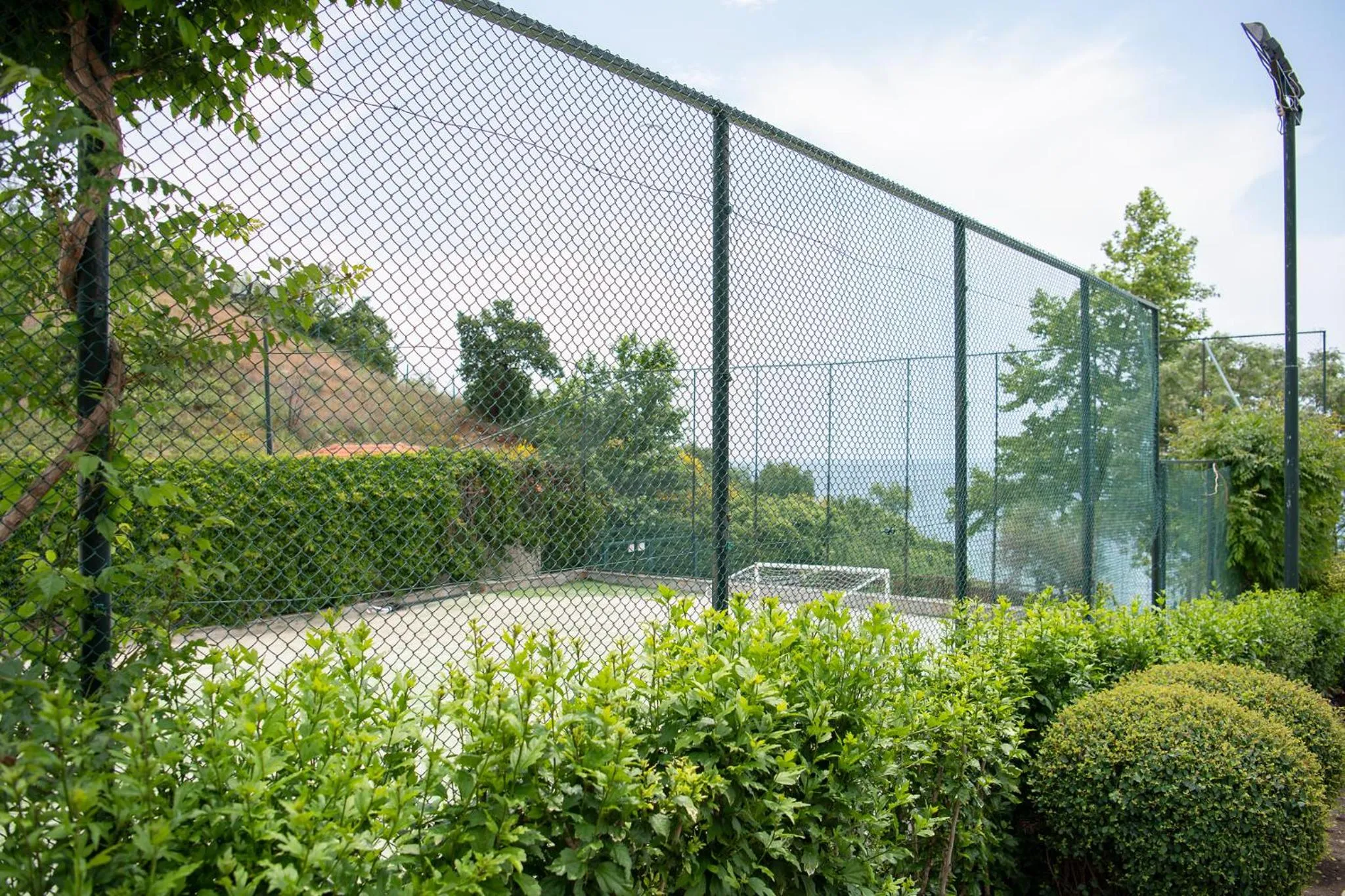 Tennis court in Garden of Eden Complex