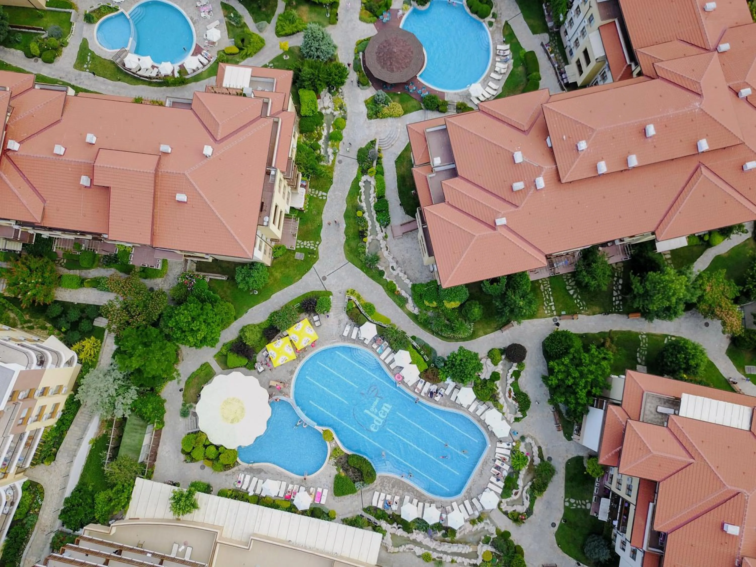 Bird's eye view in Garden of Eden Complex