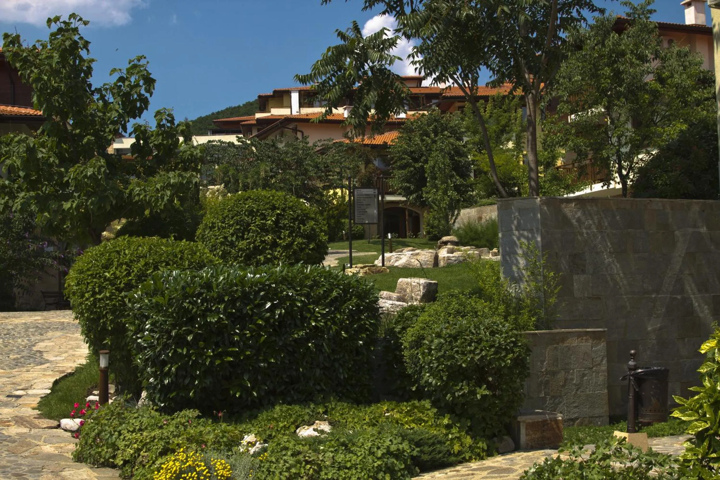 Facade/entrance in Garden of Eden Complex