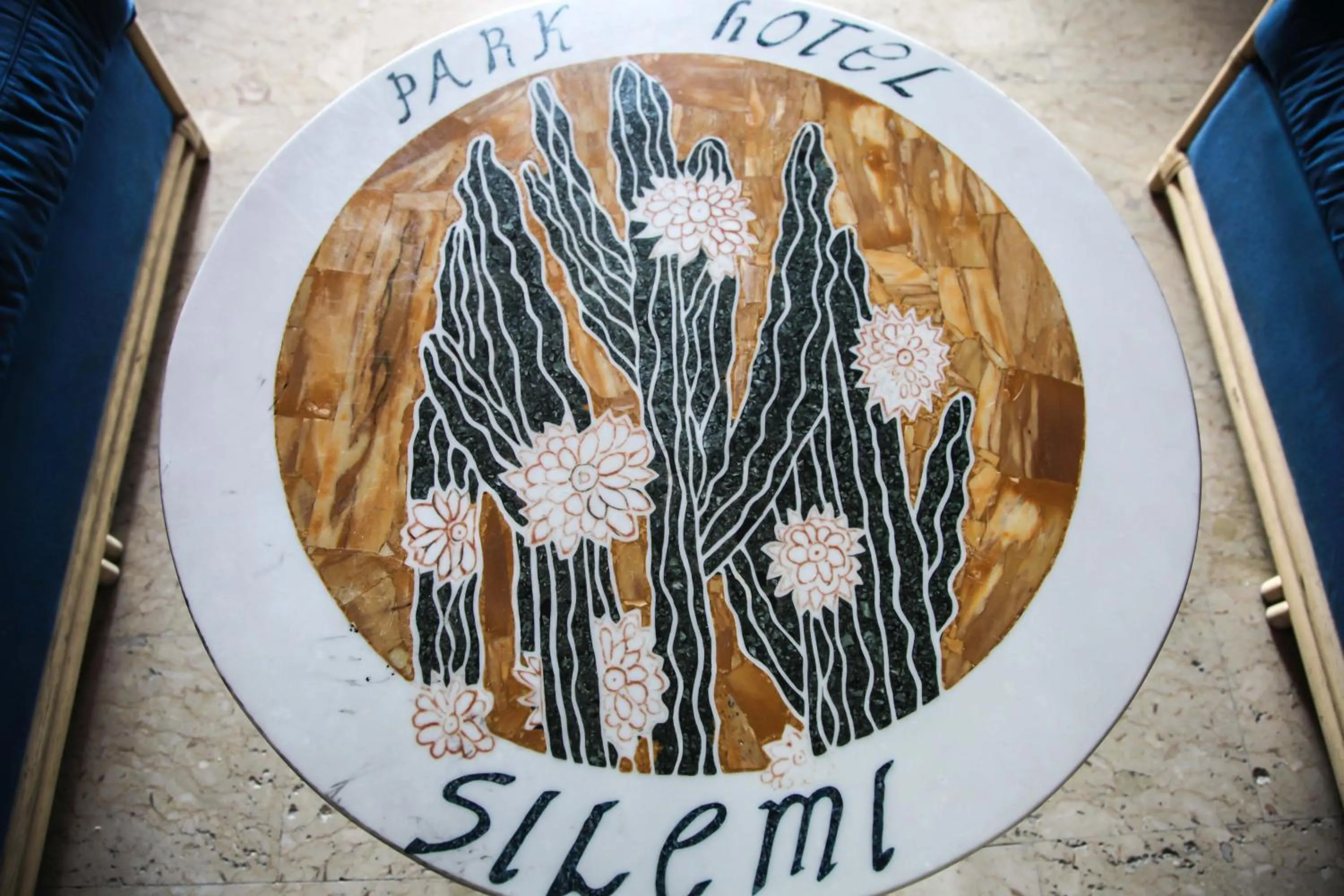 Decorative detail in Park Hotel Silemi